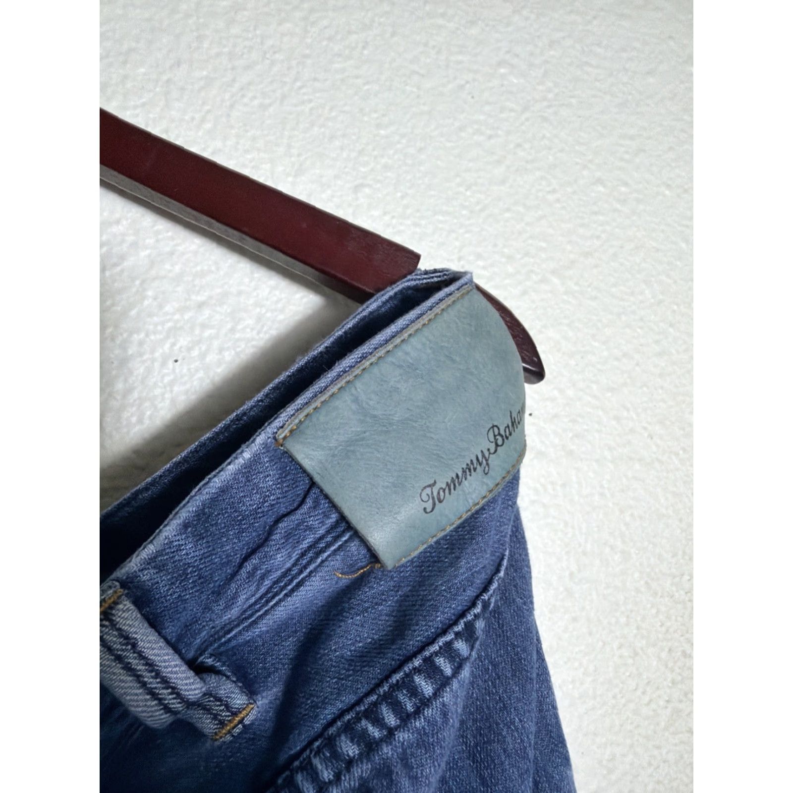 Tommy Bahama Tommy Bahama Jeans Mens 42x32 Relaxed Fit Baggy Dark Wash Blue Straight Size US 42 / EU 58 - 7 Thumbnail