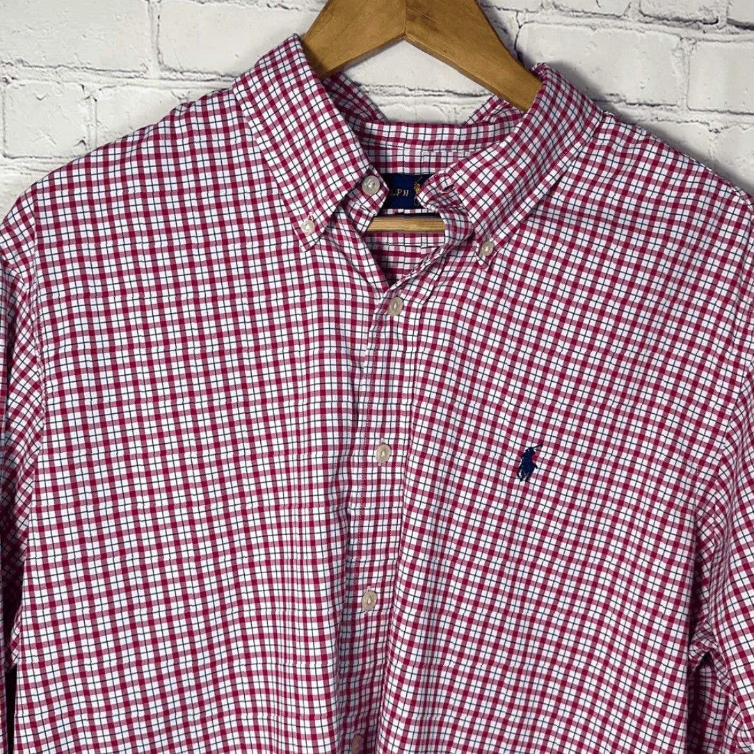 Ralph Lauren Ralph Lauren Polo Performance Plaid Nylon Shirt L Long Sleeve Mens Multicolor Shirt Size US L / EU 52-54 / 3 - 2 Thumbnail