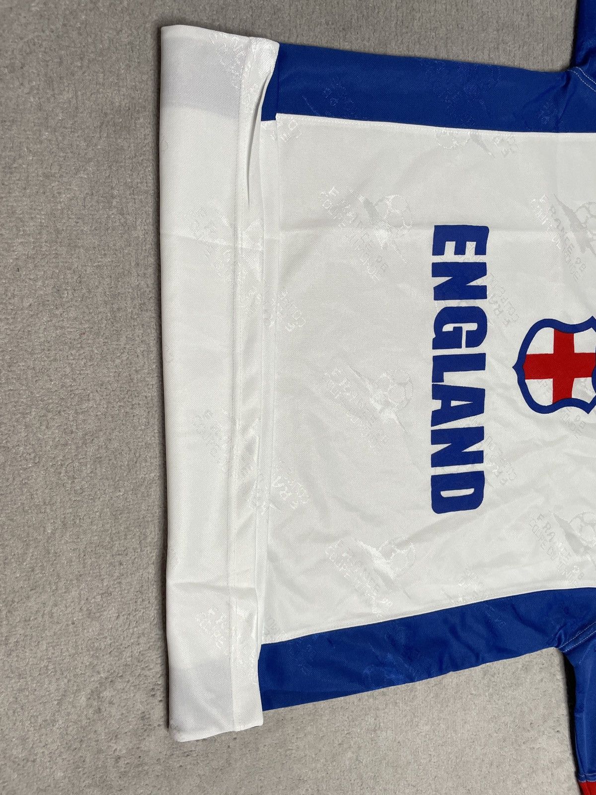 Vintage Vintage White Jersey England 1998 World Cup Size US L / EU 52-54 / 3 - 3 Thumbnail