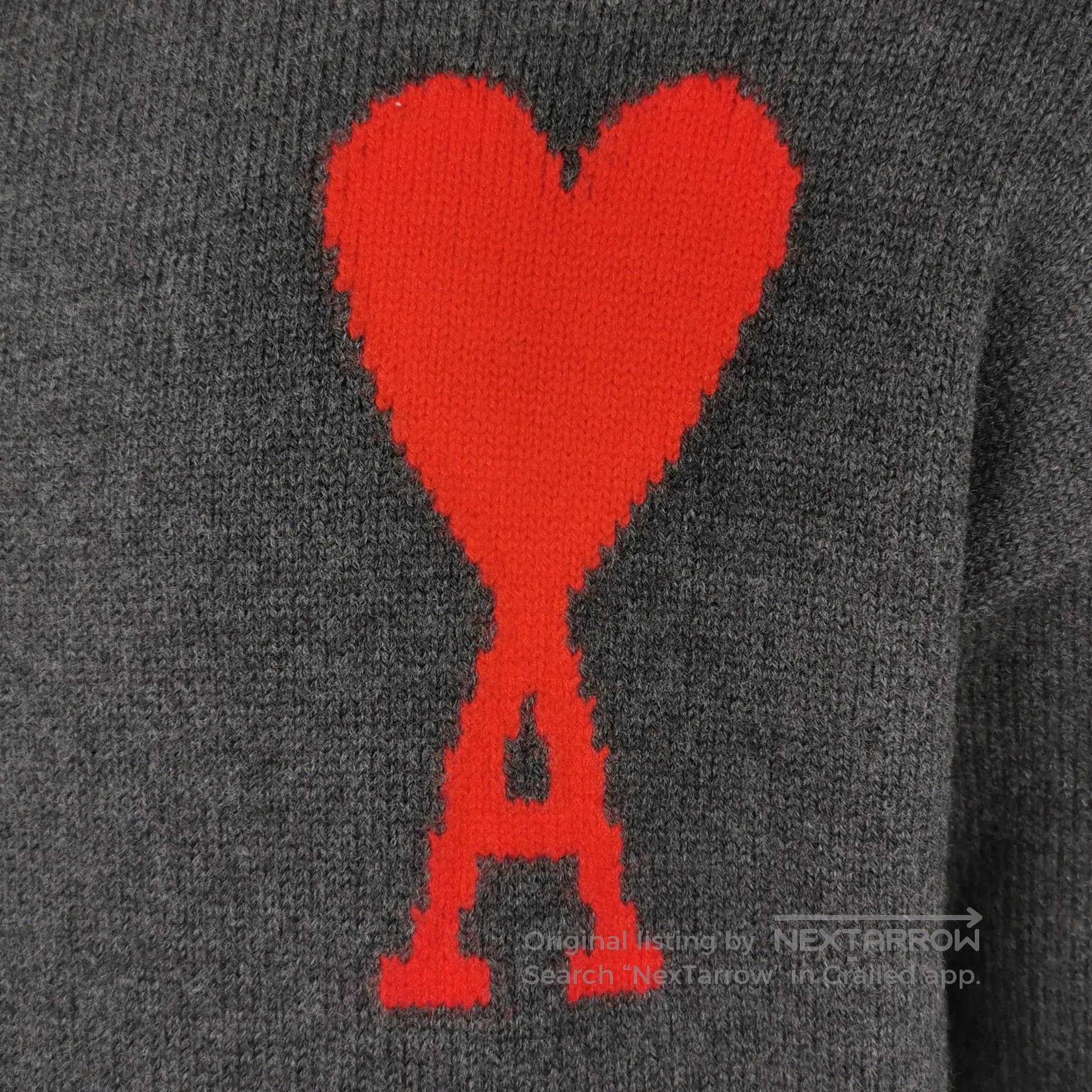 AMI AMI Alexandre Mattiussi Wool Heart Turtleneck XS. Size US XS / EU 42 / 0 - 1 Thumbnail