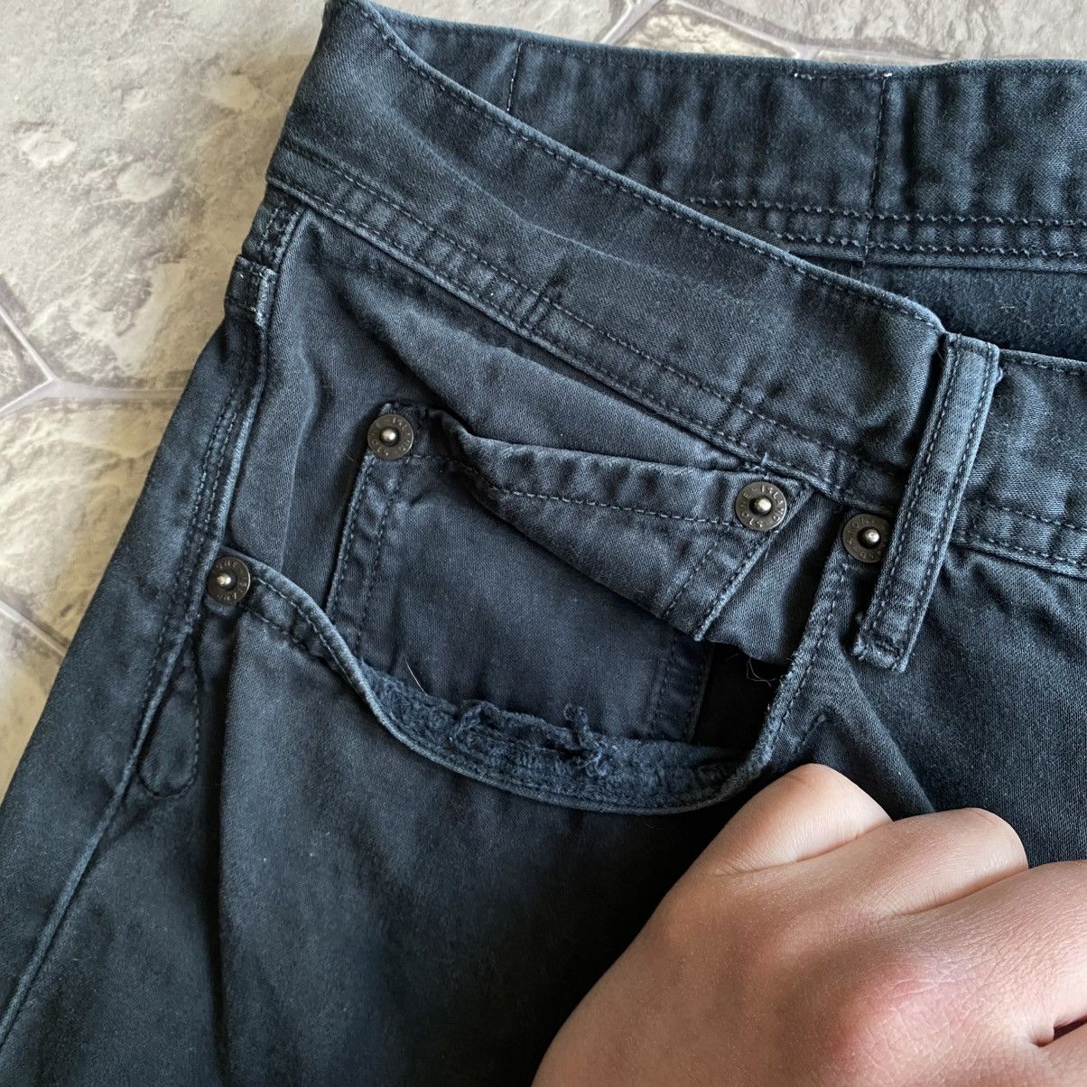 Stone Island Rare S.I. Denims Vintage Stone Island Jeans Denim Pants Size US 32 / EU 48 - 13 Thumbnail
