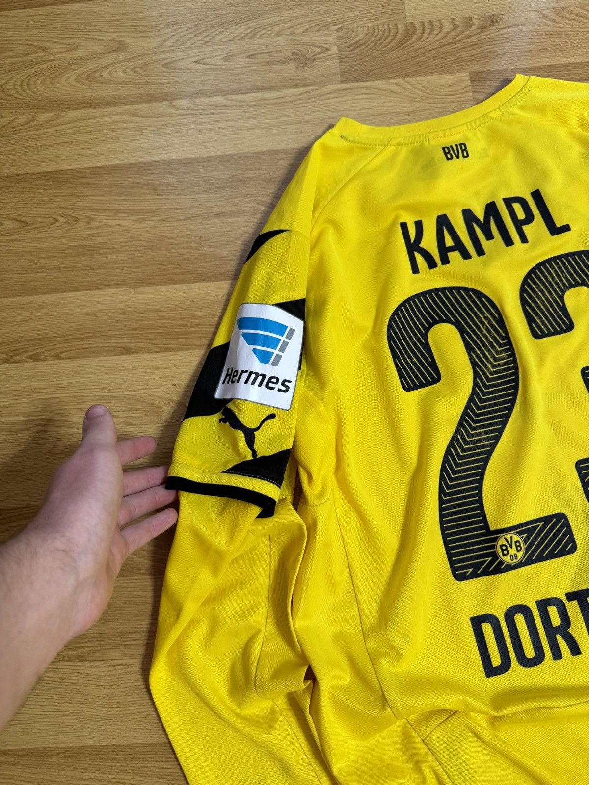Nike × Vintage Puma Borussia Dortmund Kampl 2014-2015 LongSleeve Jersey Size US M / EU 48-50 / 2 - 11 Thumbnail
