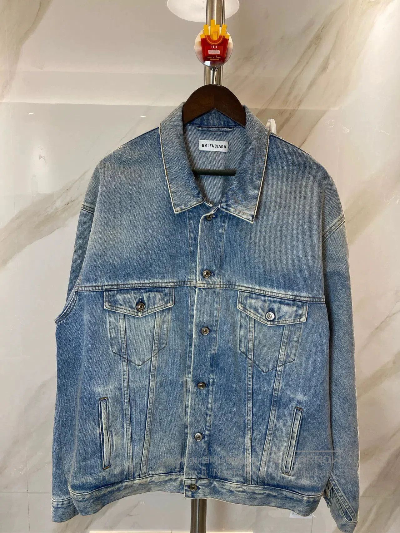 Balenciaga Balenciaga Blue Denim Jacket Size 38. Size US S / EU 44-46 / 1 - 2 Thumbnail
