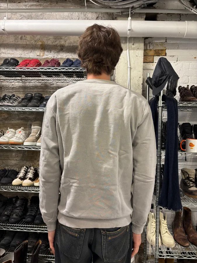 Maison Margiela AW2005 Maison Martin Margiela Black Destroyed Vinyl Grey Sweater Size US S / EU 44-46 / 1 - 3 Thumbnail