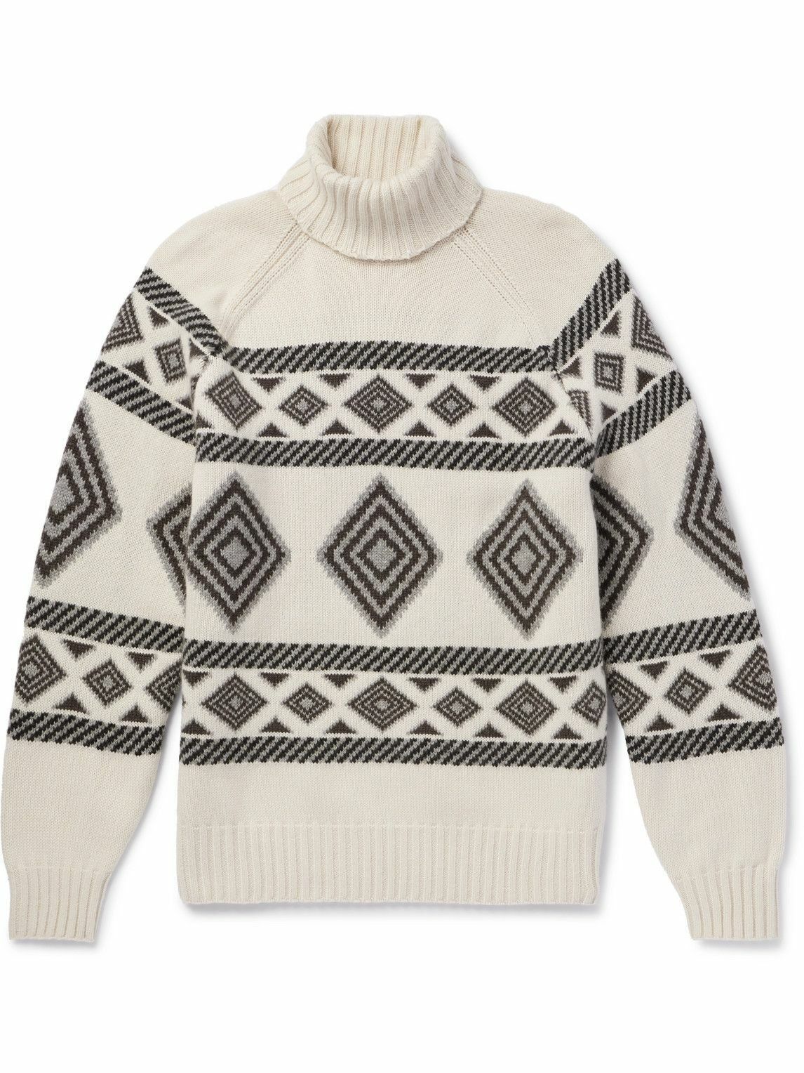 Brunello Cucinelli o1y0526 Turtleneck Sweater in Multicolor Size US S / EU 44-46 / 1 - 1 Thumbnail