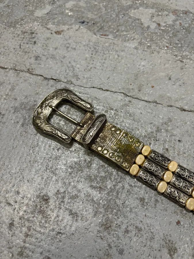 Vintage 2000s Nanni Celtic Ornament Metal Belt Size ONE SIZE - 5 Thumbnail