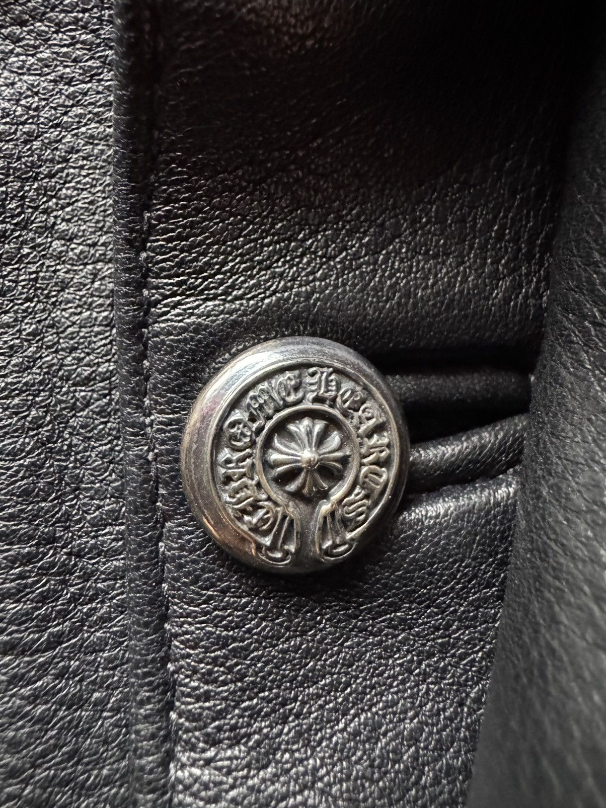 Chrome Hearts CHROME HEARTS black goatskin work pants Size US 33 - 4 Thumbnail