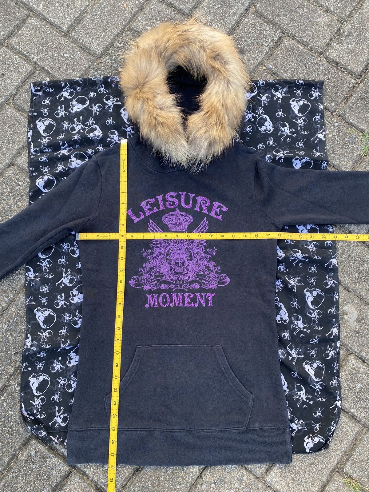 Japanese Brand Baleno Leisure Moment Japanese Fur Hoodie Style Crown Poem Size M / US 6-8 / IT 42-44 - 18 Thumbnail