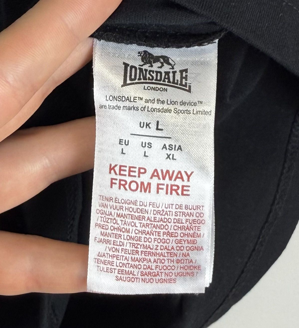 Lonsdale Lonsdale London Tank Top Shirt Black Big Logo Boxing Sport Size US L / EU 52-54 / 3 - 4 Thumbnail