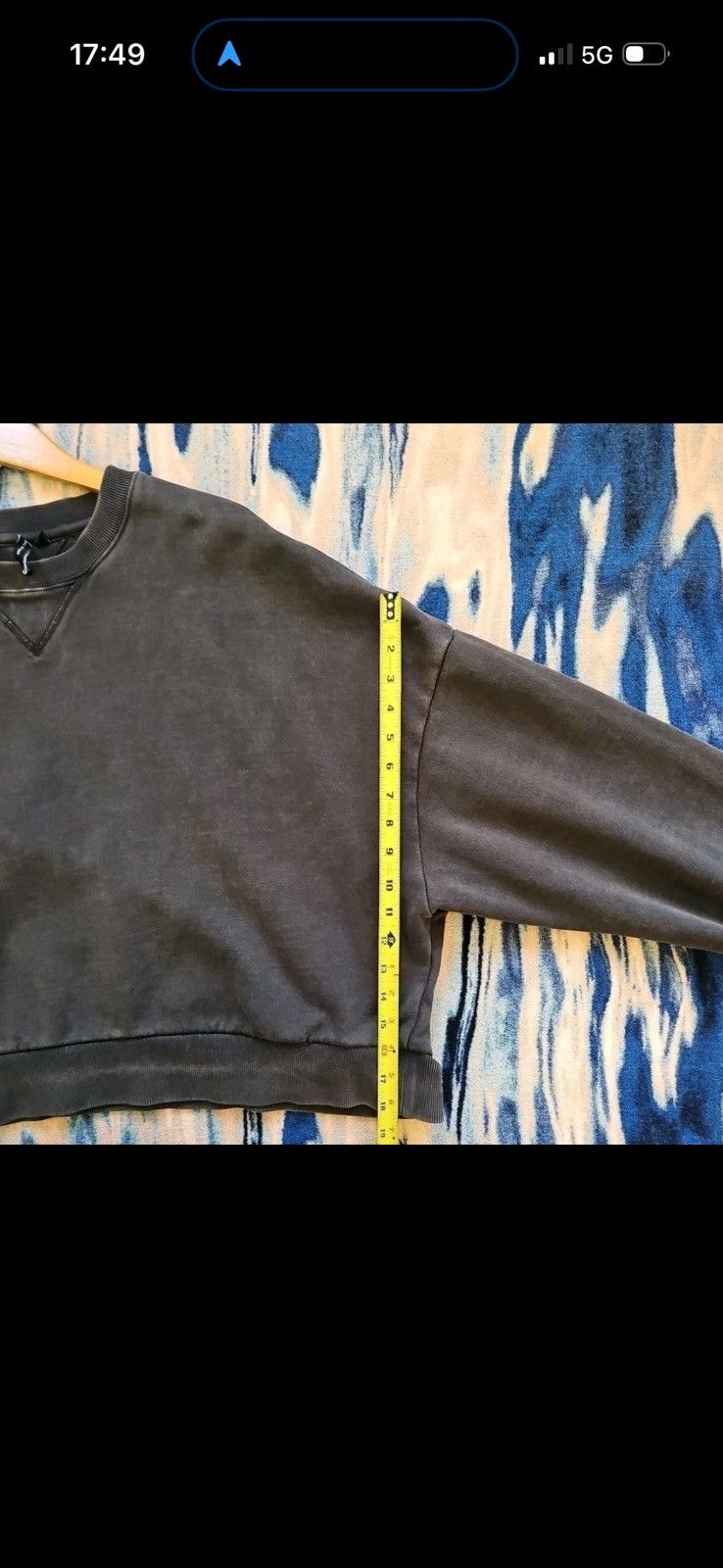 Entire Studios Entire Studios ☆ Sweatshirt, Washed Black / Gray Unisex Size US S / EU 44-46 / 1 - 7 Thumbnail