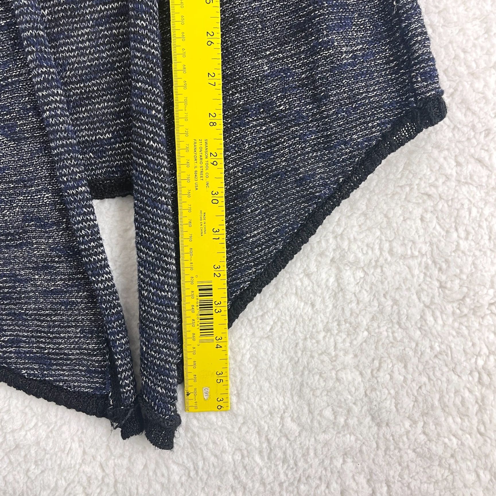 Eileen Fisher Eileen Fisher Cardigan Sweater Womens Small Blue Linen Blend Knit Open Front Raglan Sleeve V-Neck Size S / US 4 / IT 40 - 7 Thumbnail