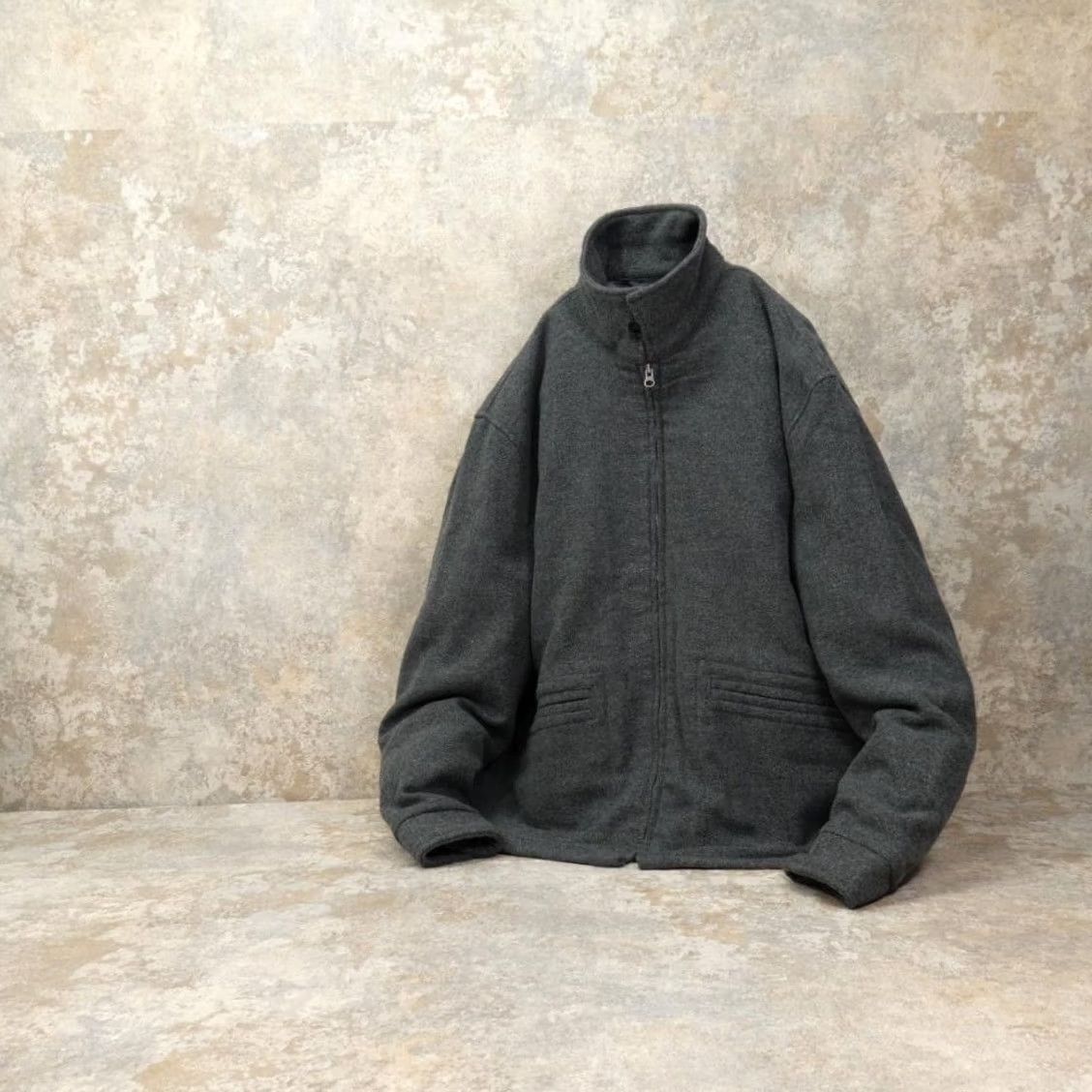 Ralph Lauren RRL Ralph Lauren Men's 90s Wool Jacket XL Gray Solid Casual Used Jacket Size US XL / EU 56 / 4 - 4 Thumbnail