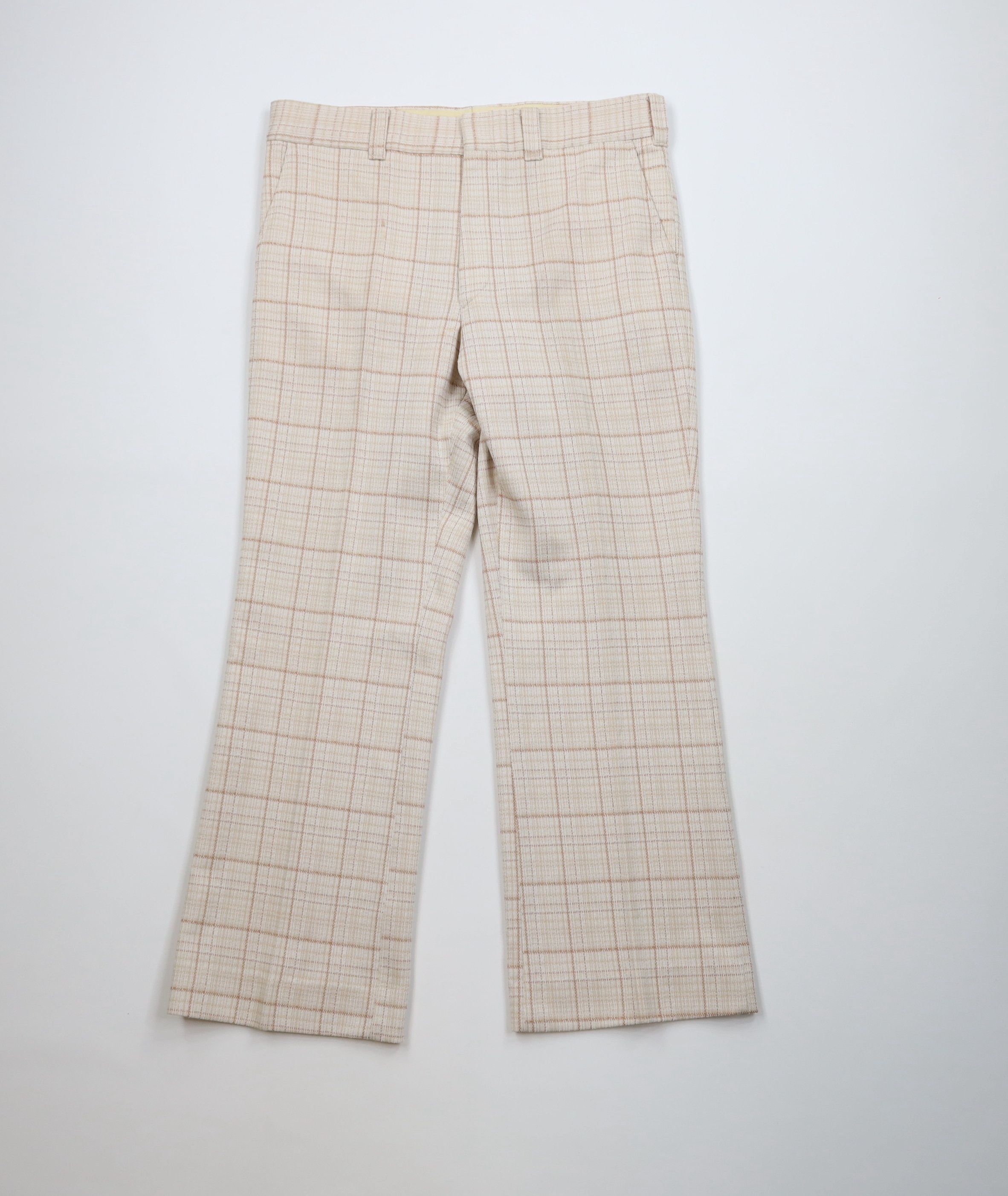 Vintage Vintage 70s Streetwear Wide Leg Bell Bottoms Chino Pants USA Size US 34 / EU 50 - 1 Thumbnail