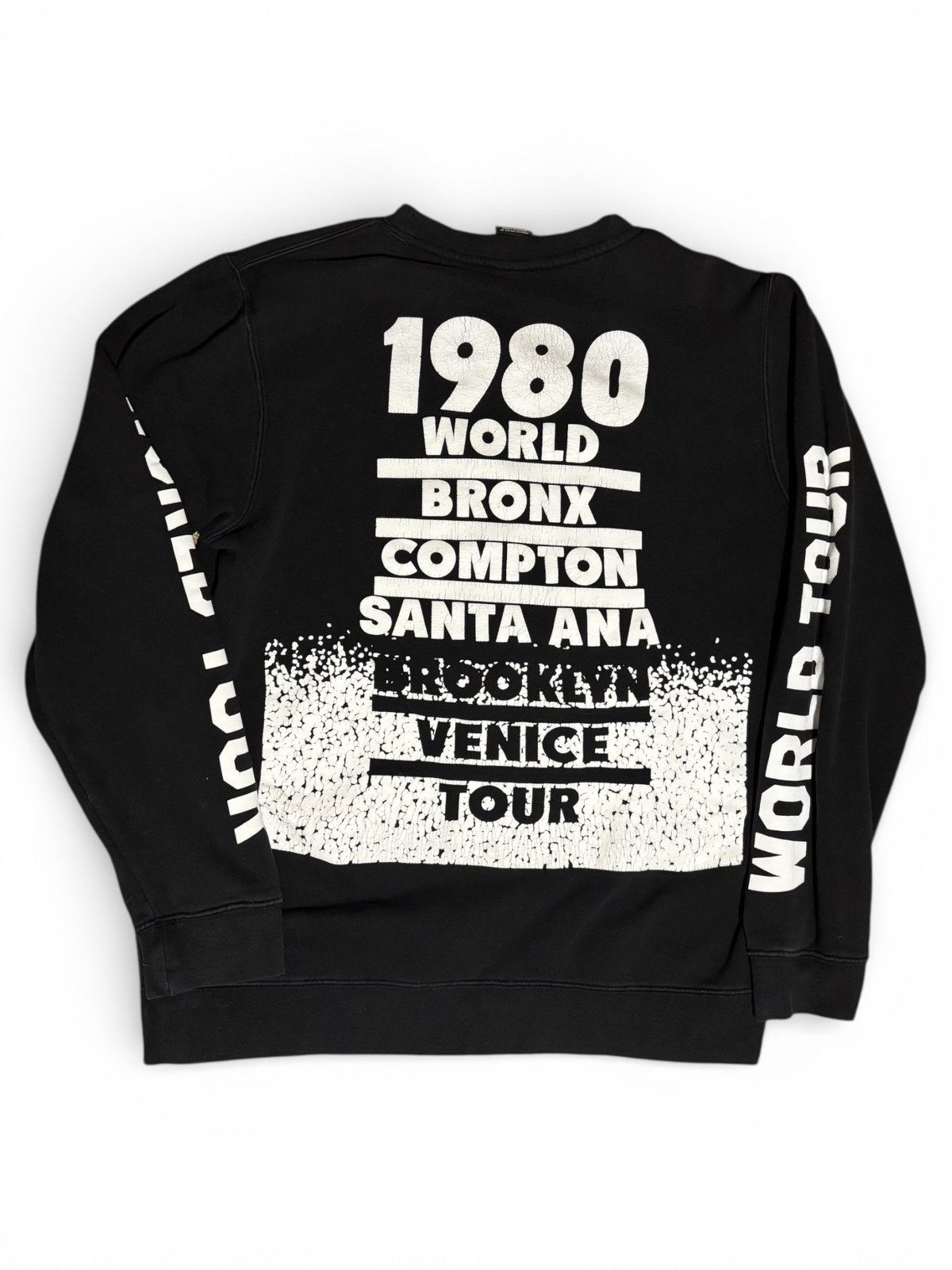 Stussy *VINTAGE* Stussy World Tour Sweatshirt Size US M / EU 48-50 / 2 - 2 Thumbnail