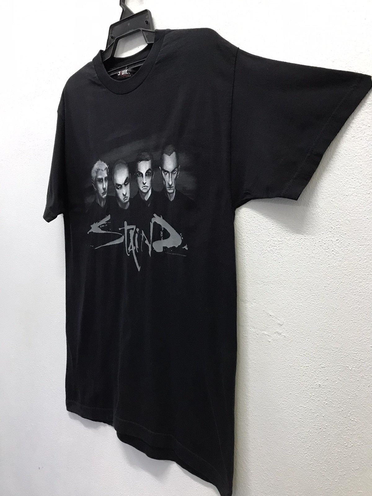 Band Tees Vintage Y2k Staind Men's Band Art Black Short Sleeve Size US L / EU 52-54 / 3 - 5 Thumbnail