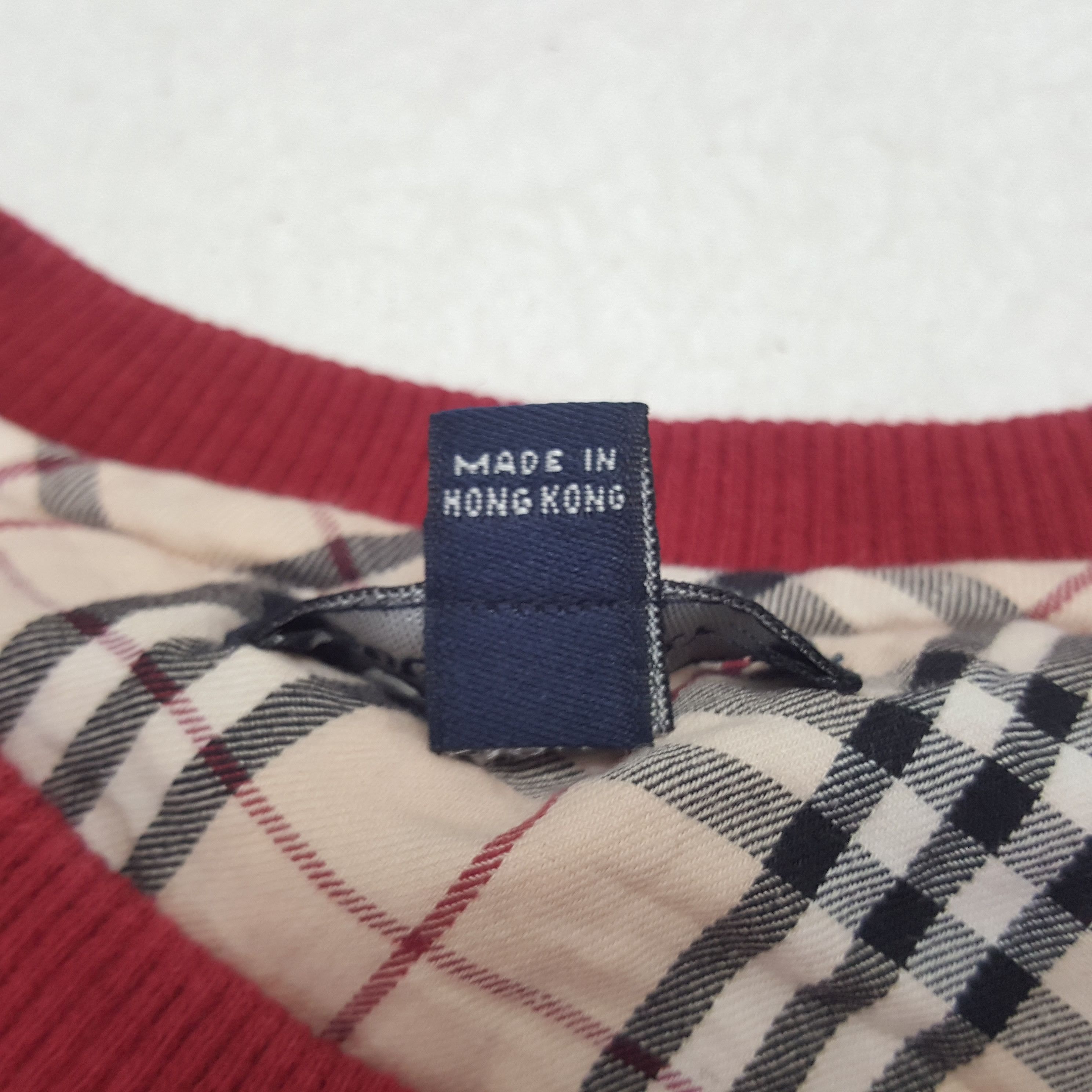 Burberry × Vintage Vintage Burberry London Nova Check Designer Sweatshirt Size US M / EU 48-50 / 2 - 6 Thumbnail