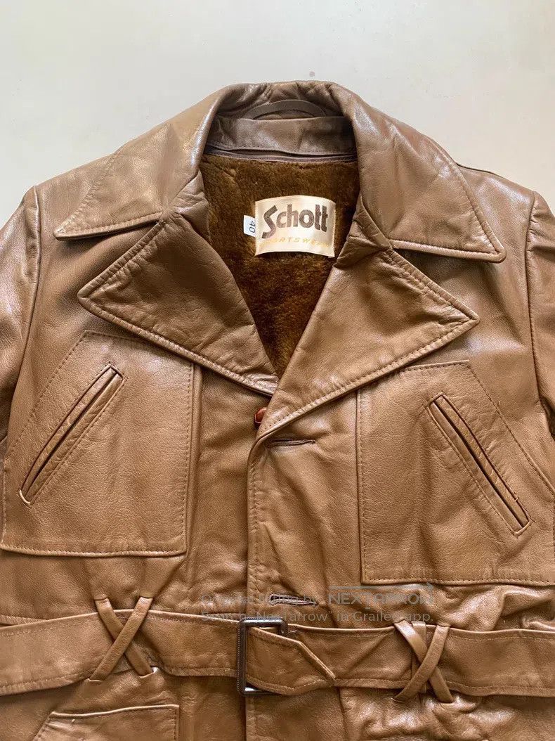 Schott Schott Vintage leather jacket Size US L / EU 52-54 / 3 - 2 Thumbnail
