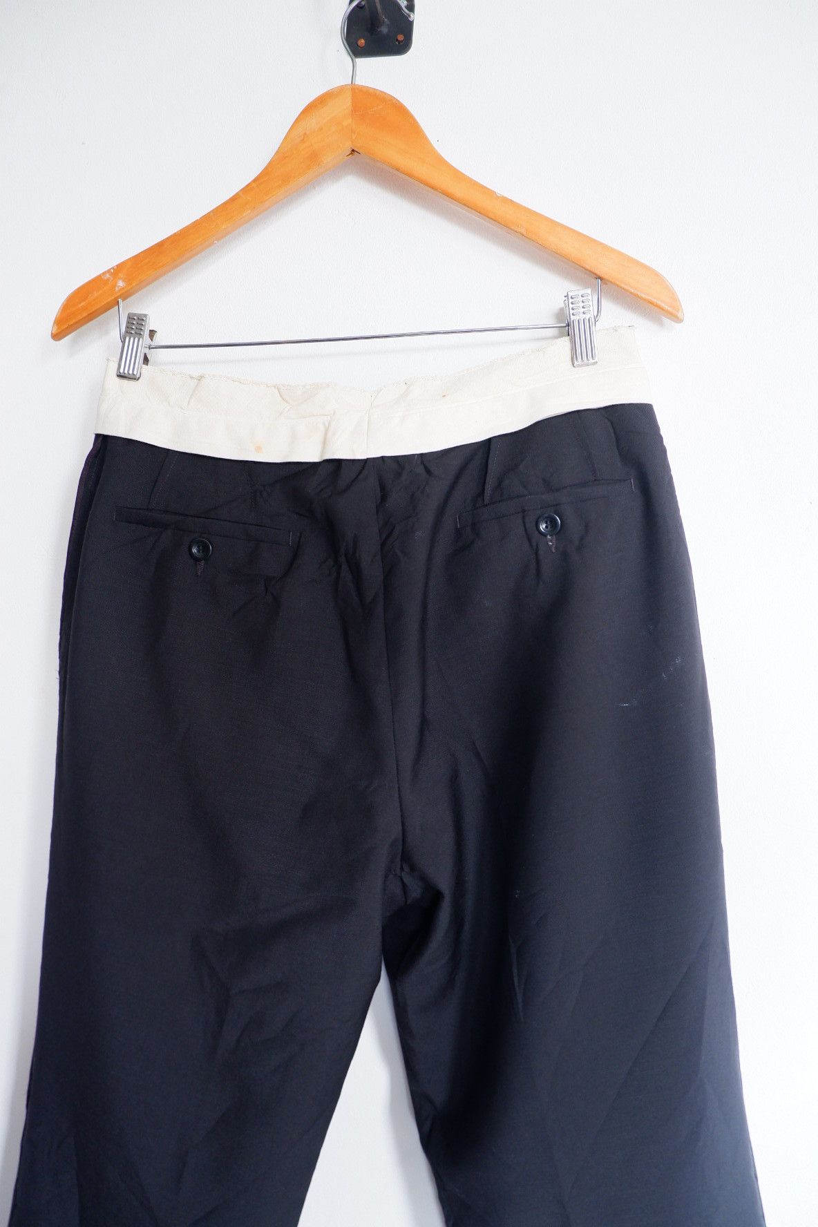 Maison Margiela Inside Out Wool Mohair Straight Pants Size US 30 / EU 46 - 6 Thumbnail