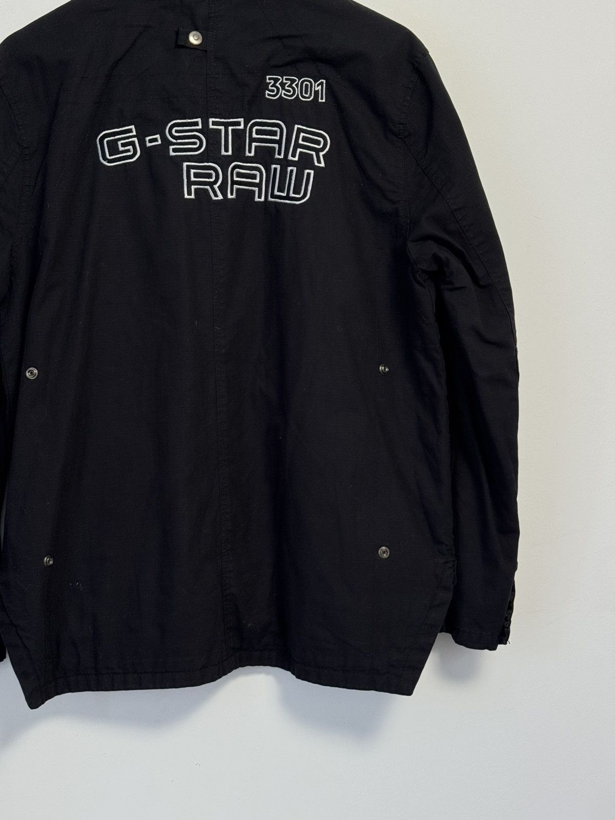 G-Star G-Star Raw Mens Multi Pocket Military Jacket Black Canvas Size US M / EU 48-50 / 2 - 17 Thumbnail