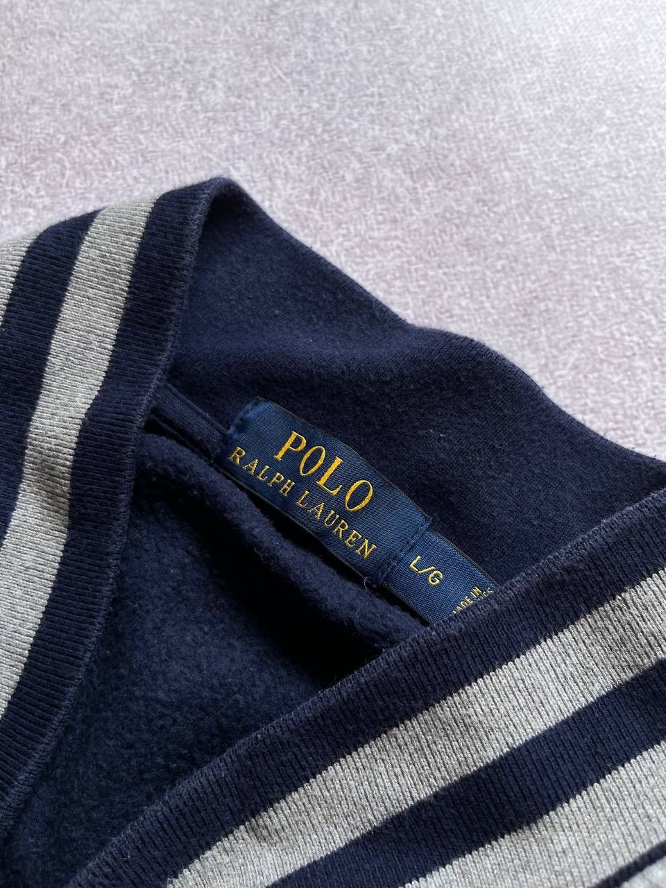 Polo Ralph Lauren Vintage Polo Ralph Lauren Cotton Bomber Zip Jacket Y2K L Size US L / EU 52-54 / 3 - 4 Thumbnail