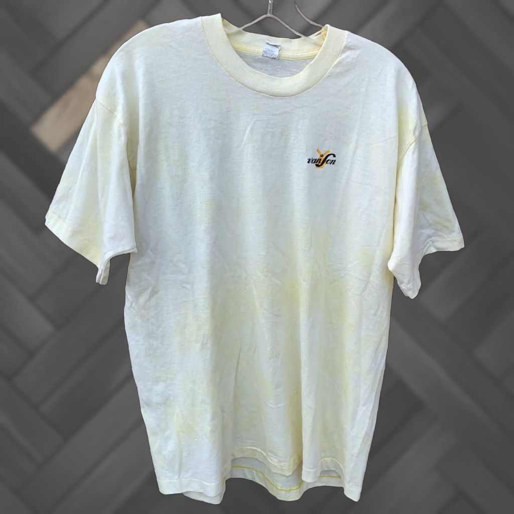 Vintage VINTAGE Screen Stars T Shirt Graphic Tee Short Sleeve XL Unisex Yellow 1980s Windmill Graphic Shirt Size US XL / EU 56 / 4 - 1 Thumbnail