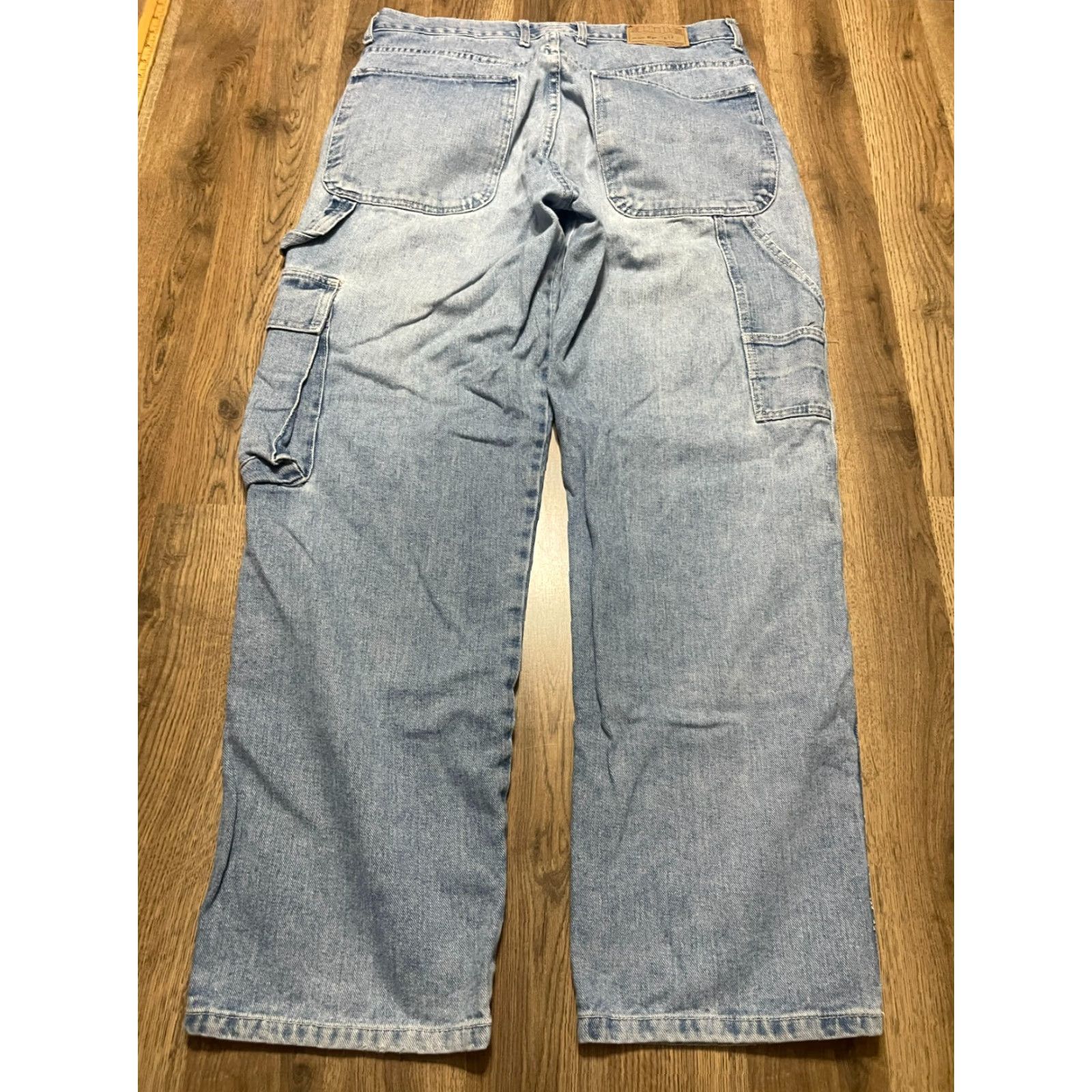 Vintage Bangersjeans Jeans, Men's Size 34x30.5, Blue, Denim, Cargo Baggy Jeans, Regular Fit, 34x30.5, Men, Jeans, 30.5 Inseam, blue Size US 34 / EU 50 - 2 Thumbnail
