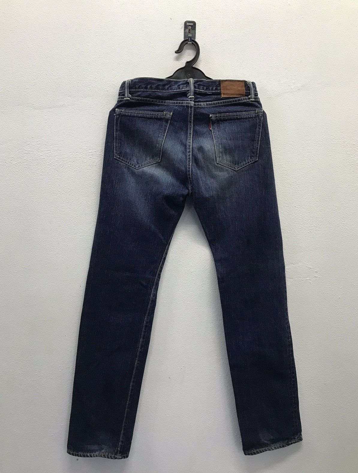Japanese Brand × Vintage Vintage Deep Blue Made In Japan Denim Pants Size US 30 / EU 46 - 2 Thumbnail