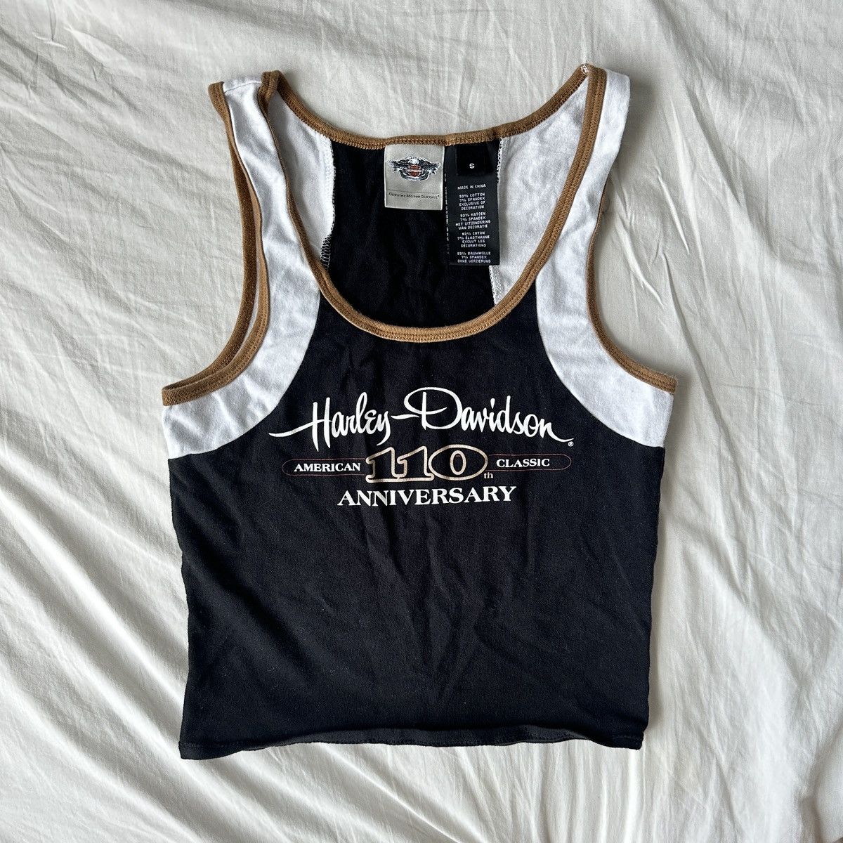 Harley Davidson Harley Davidson 110th Anniversary Tank Top Hype Rare Y2k Size S / US 4 / IT 40 - 2 Thumbnail