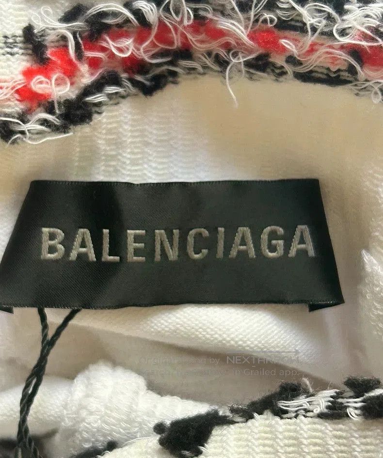 Balenciaga Balenciaga SS23 White Coke Sweater. Size US S / EU 44-46 / 1 - 3 Thumbnail