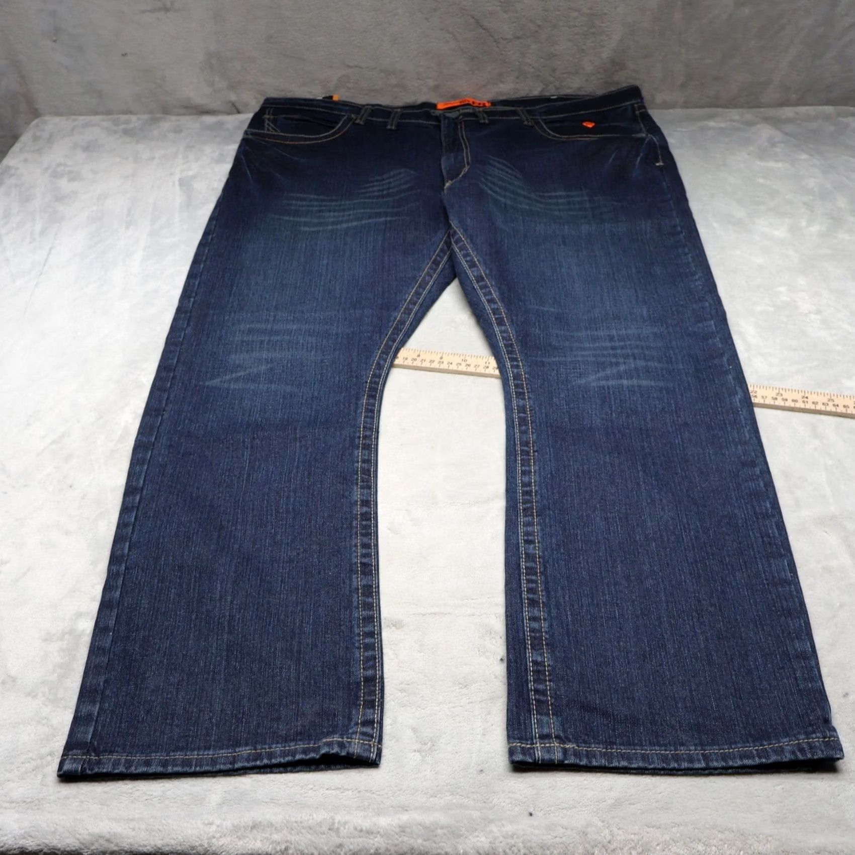 Wrangler VINTAGE Wrangler FR 20X Jeans Flame Resistant Dark Wash Denim Boot NEW 44x32 Men Size US 44 / EU 60 - 2 Thumbnail