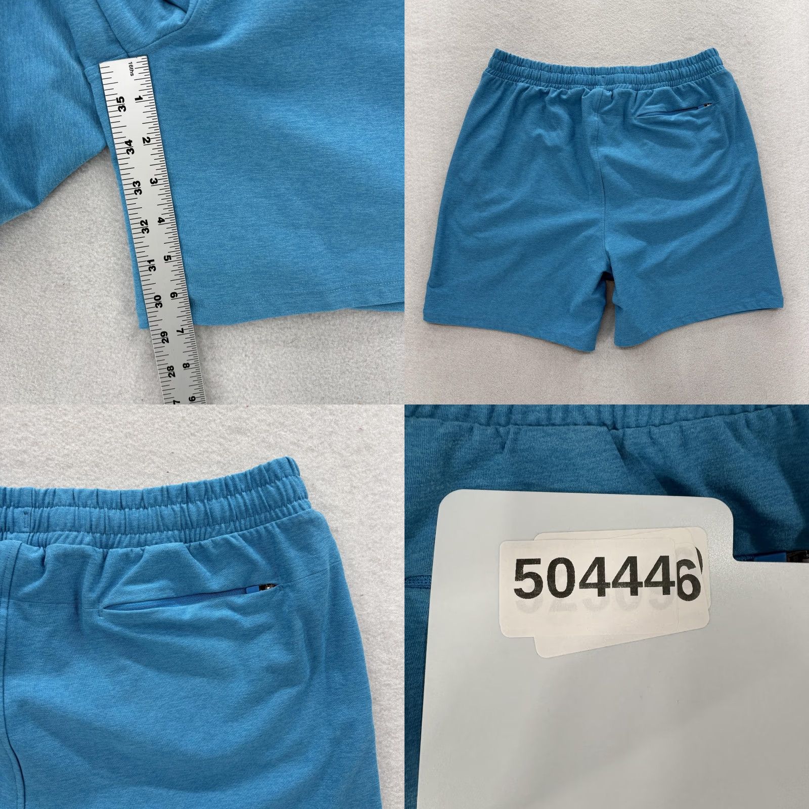 Beyond Yoga Beyond Yoga Athletic Shorts Mens XL Blue 7" Inseam Stretch Gym Training Athletic Shirt Size US 36 / EU 52 - 8 Thumbnail
