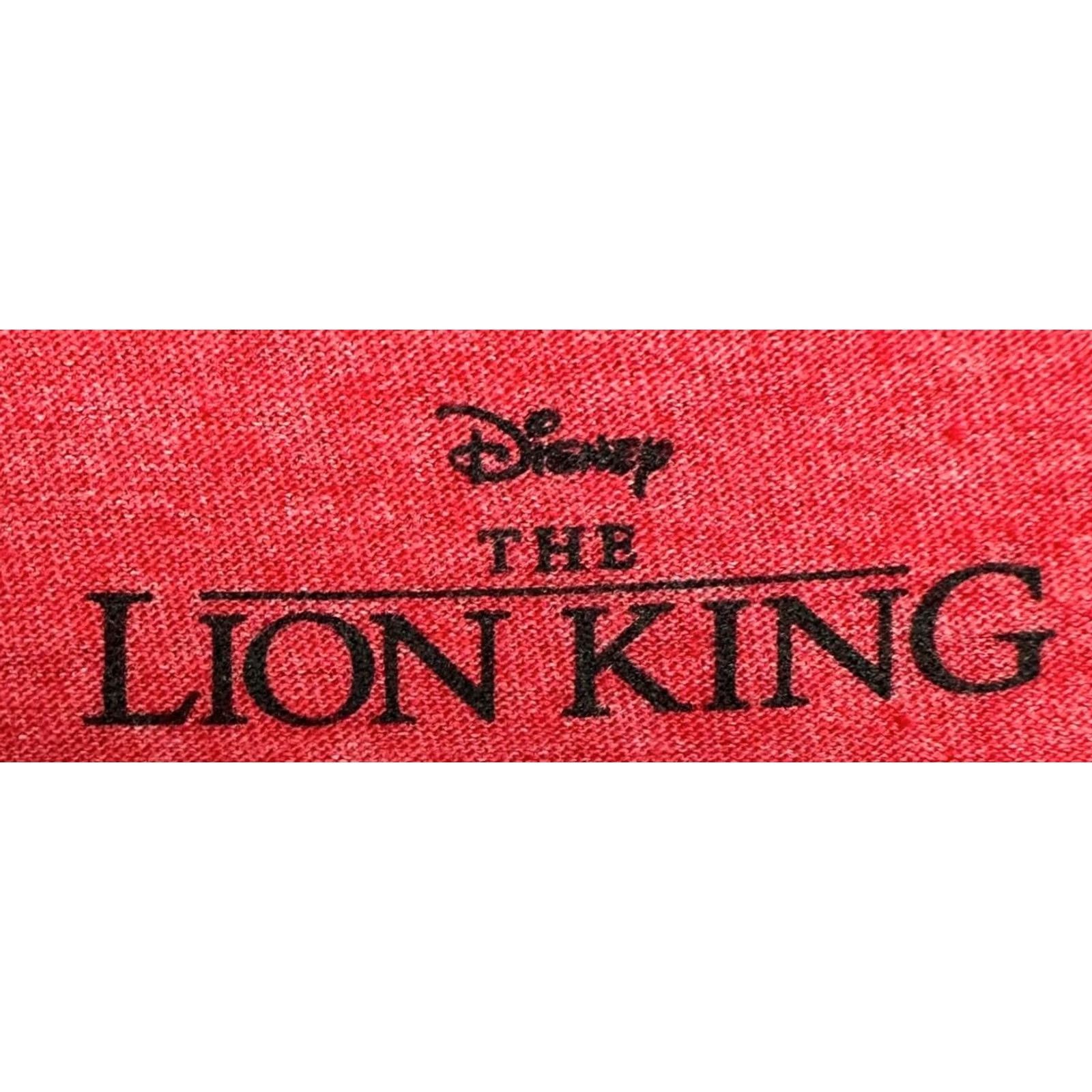 Disney Disney The Lion King Shirt Mens 2XL Red Hakuna Matata T-Shirt Short Sleeve Shirt Size US XXL / EU 58 / 5 - 4 Thumbnail