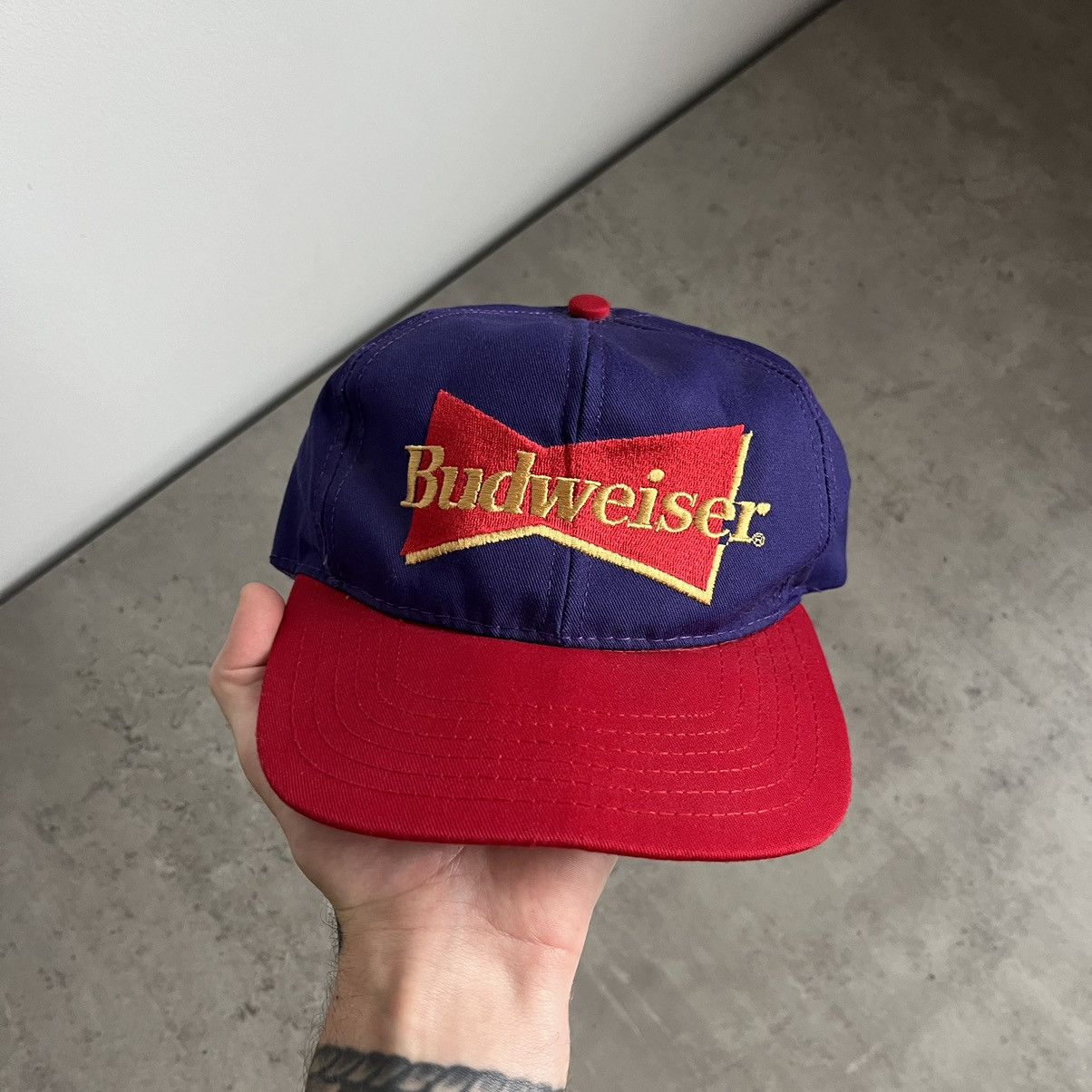 Vintage Vintage Budweiser Made in USA Cap Size ONE SIZE - 5 Thumbnail