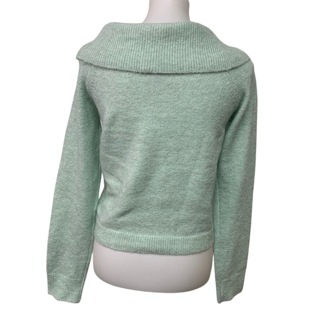 American Eagle Outfitters New American Eagle Womens Small Cowl Neck Knit Sweater Size S / US 4 / IT 40 - 4 Thumbnail