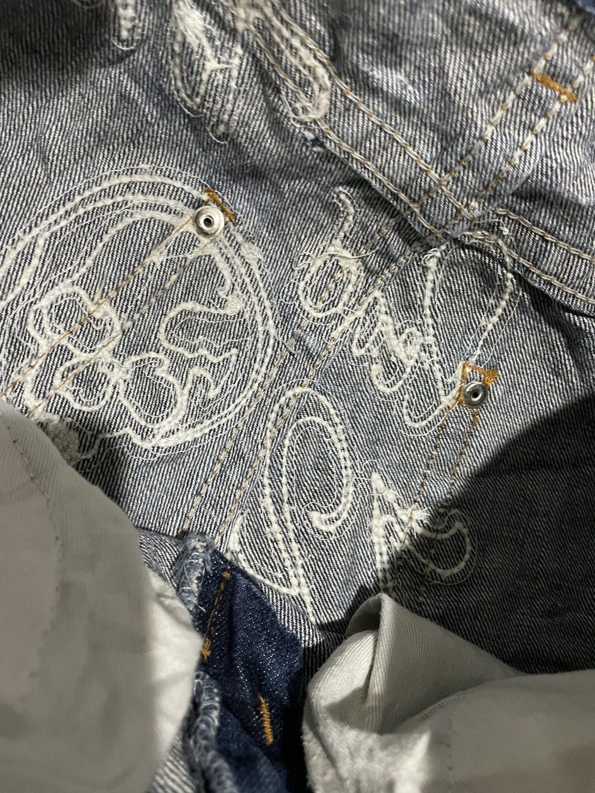 If Six Was Nine Stephead To Heaven Skull Cloud72 Jeans Size US 28 / EU 44 - 19 Thumbnail