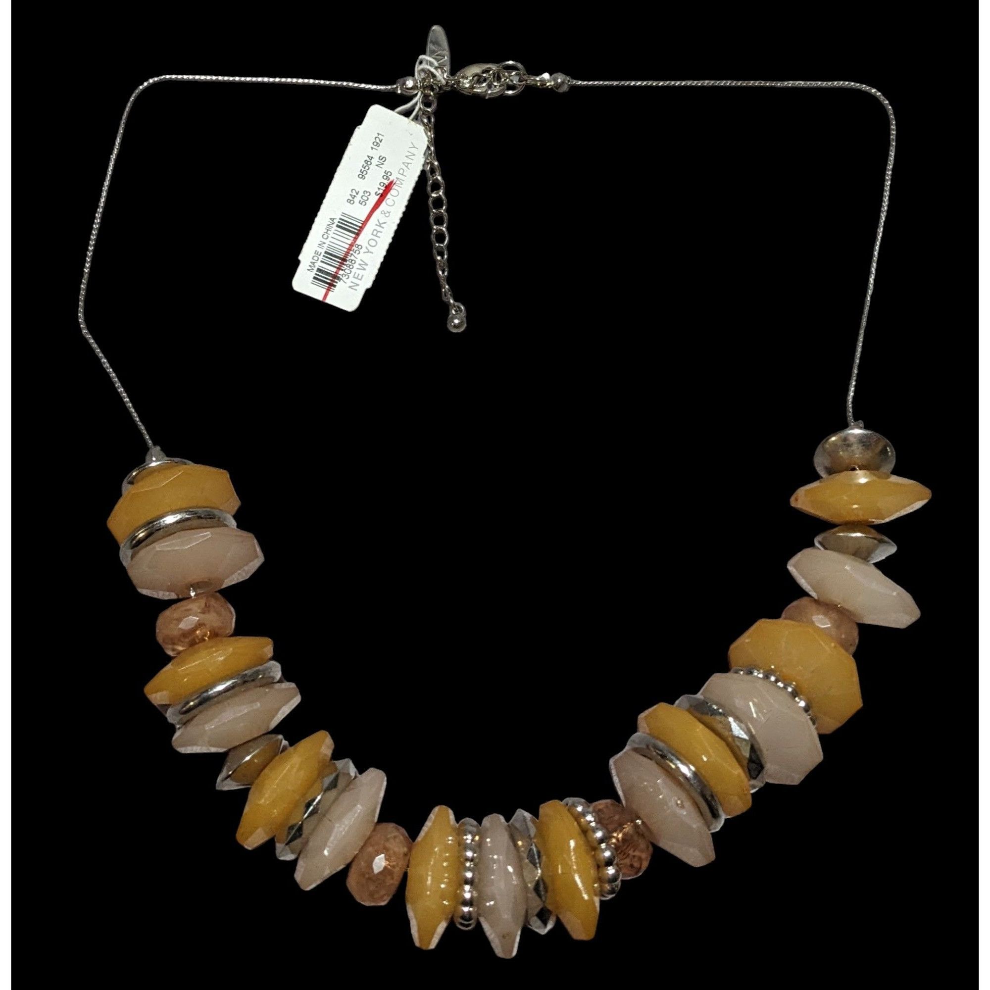 Other NY & Company Chunky Beaded Statement Necklace Size ONE SIZE - 1 Thumbnail