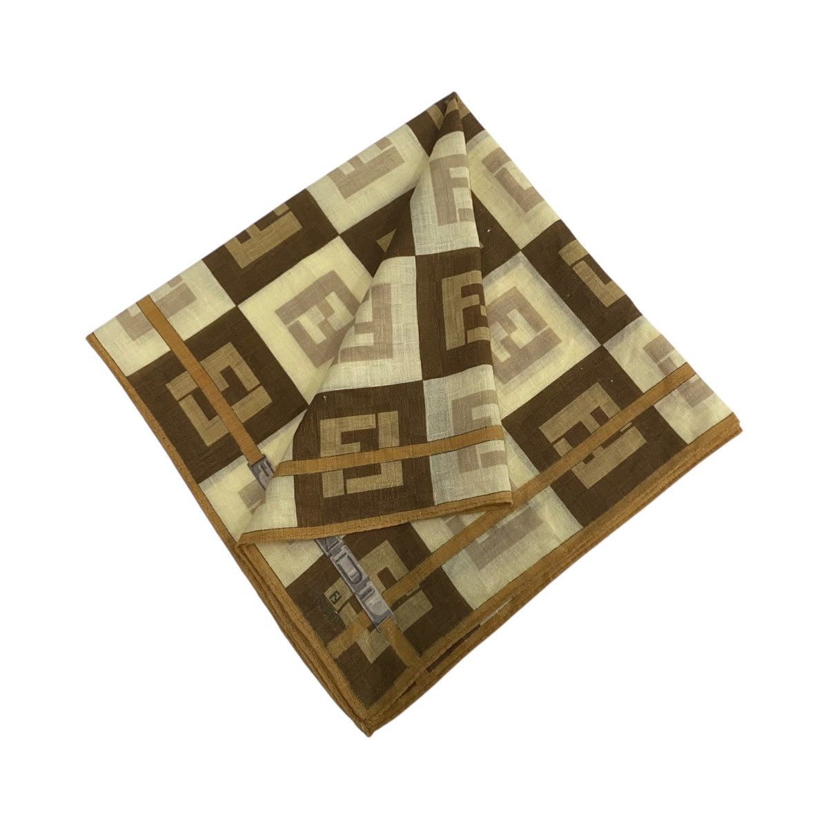 Fendi × Vintage Vintage fendi brown / Bandana / Neckerchief Size ONE SIZE - 1 Thumbnail