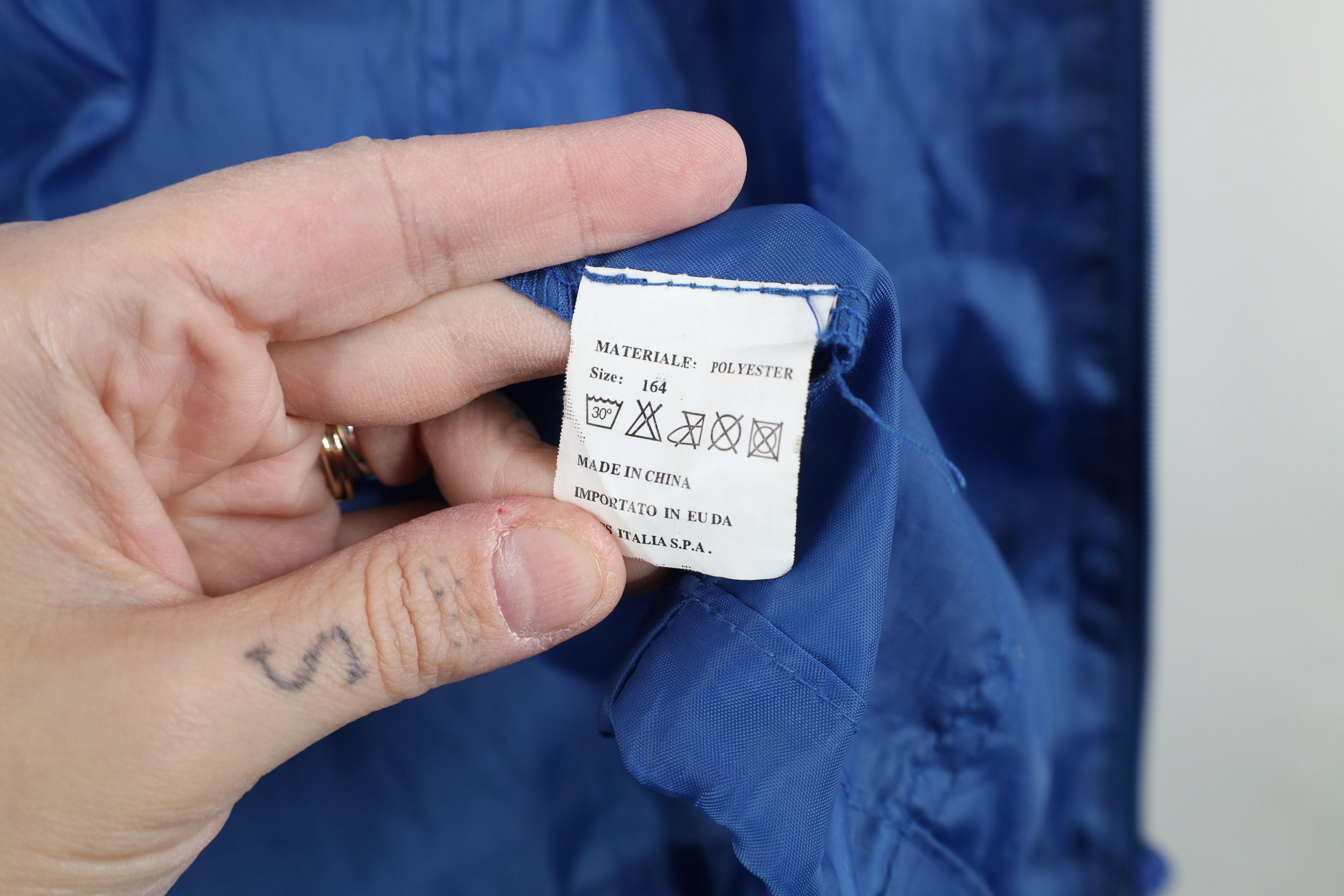 Asics Vintage 90s ASICS Spell Out Hooded Windbreaker Jacket Blue Size XL / US 12-14 / IT 48-50 - 11 Thumbnail