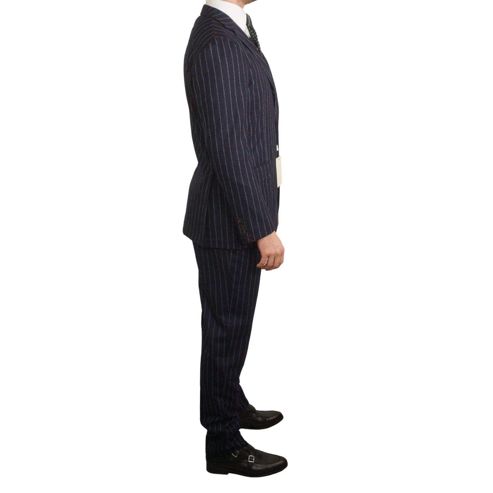 Suitsupply Men Suitsupply Suit Navy Blue Pinstripe Vitale Barberis US40 Size 40R - 2 Thumbnail