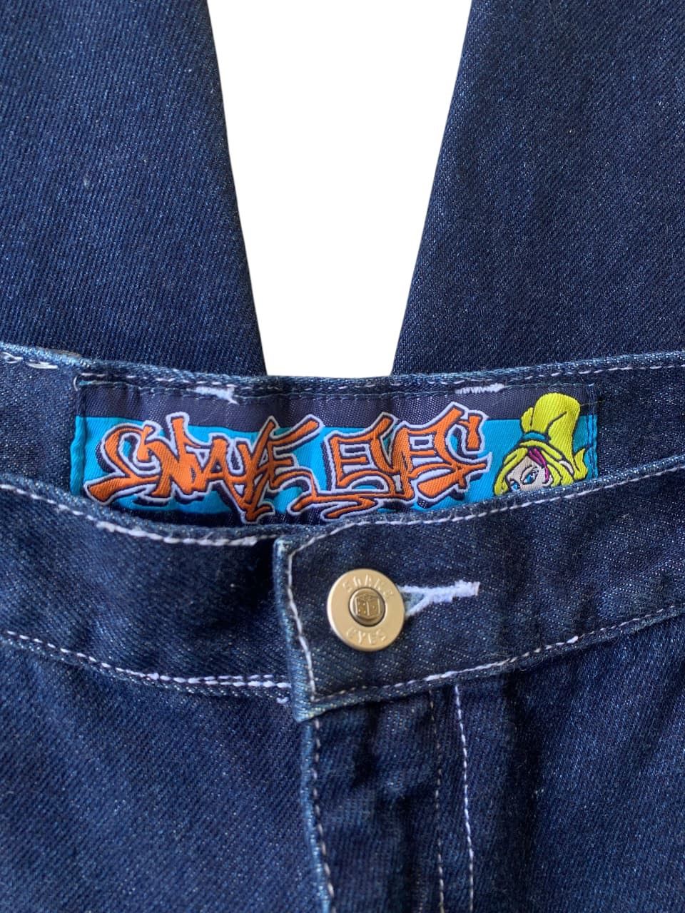 JNCO Vintage Snake Eyes Rave Pants Wide Leg Size 28" / US 6 / IT 42 - 6 Thumbnail