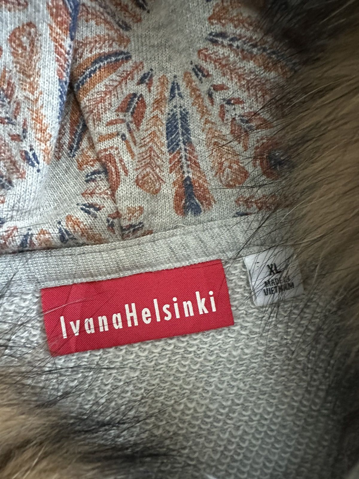 20471120 IVANAHELSINKI AOP FUR ZIPPER HOODIE LGB IFSIXWASNINE STYLR Size US L / EU 52-54 / 3 - 7 Thumbnail