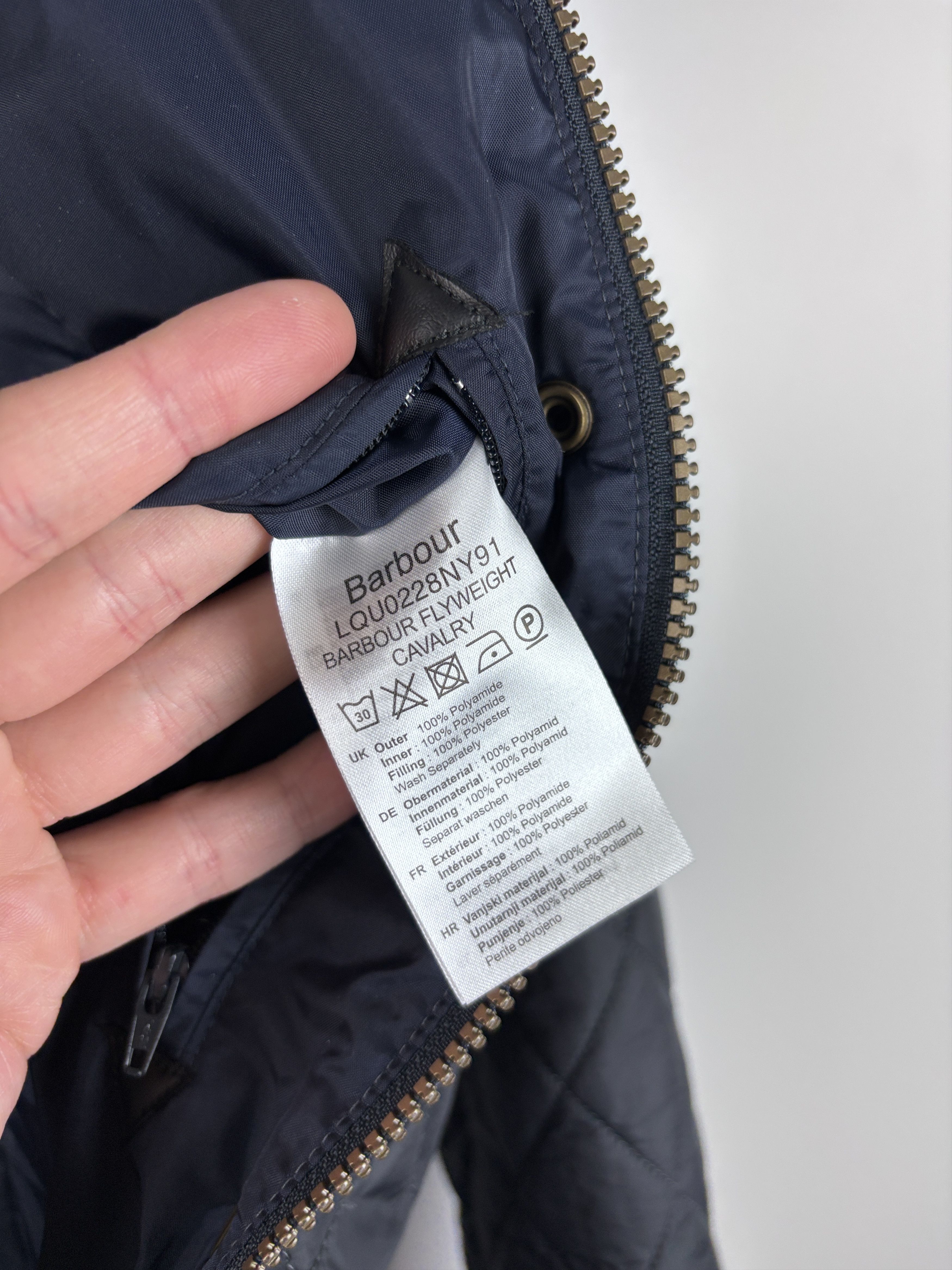 Barbour Barbour Flyweight Cavalry Quilted Jacket Blue Size US 4 Size S / US 4 / IT 40 - 9 Thumbnail