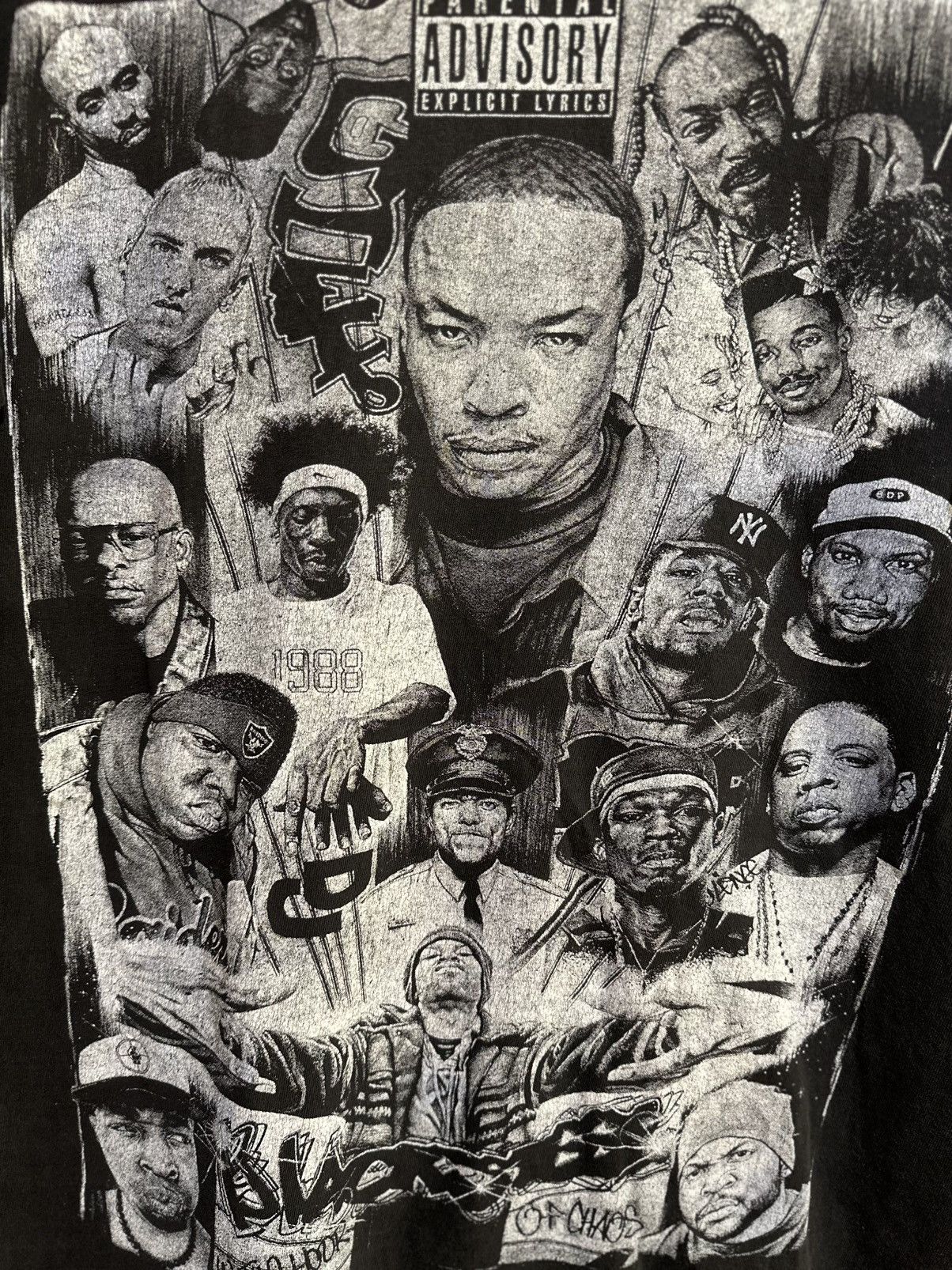 Rap Tees × Vintage Vintage Hip Hop Rap Snoop Dre Tupac Biggie Ice Cube Tee Size US XL / EU 56 / 4 - 2 Thumbnail