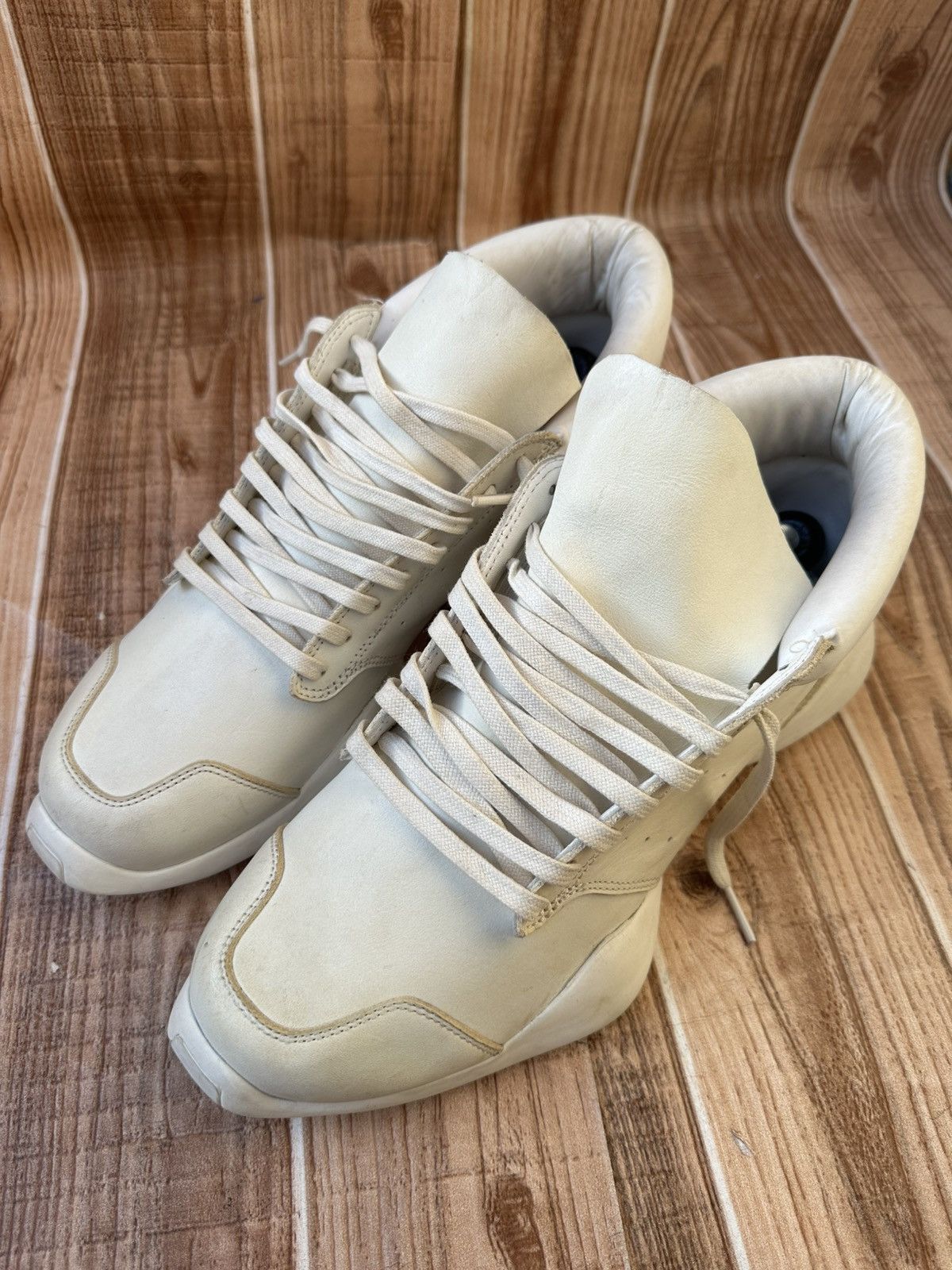 Rick Owens Drkshdw Adidas X Rick Owens Tech Runner Split Sole Size US 10.5 / EU 43-44 - 1 Thumbnail