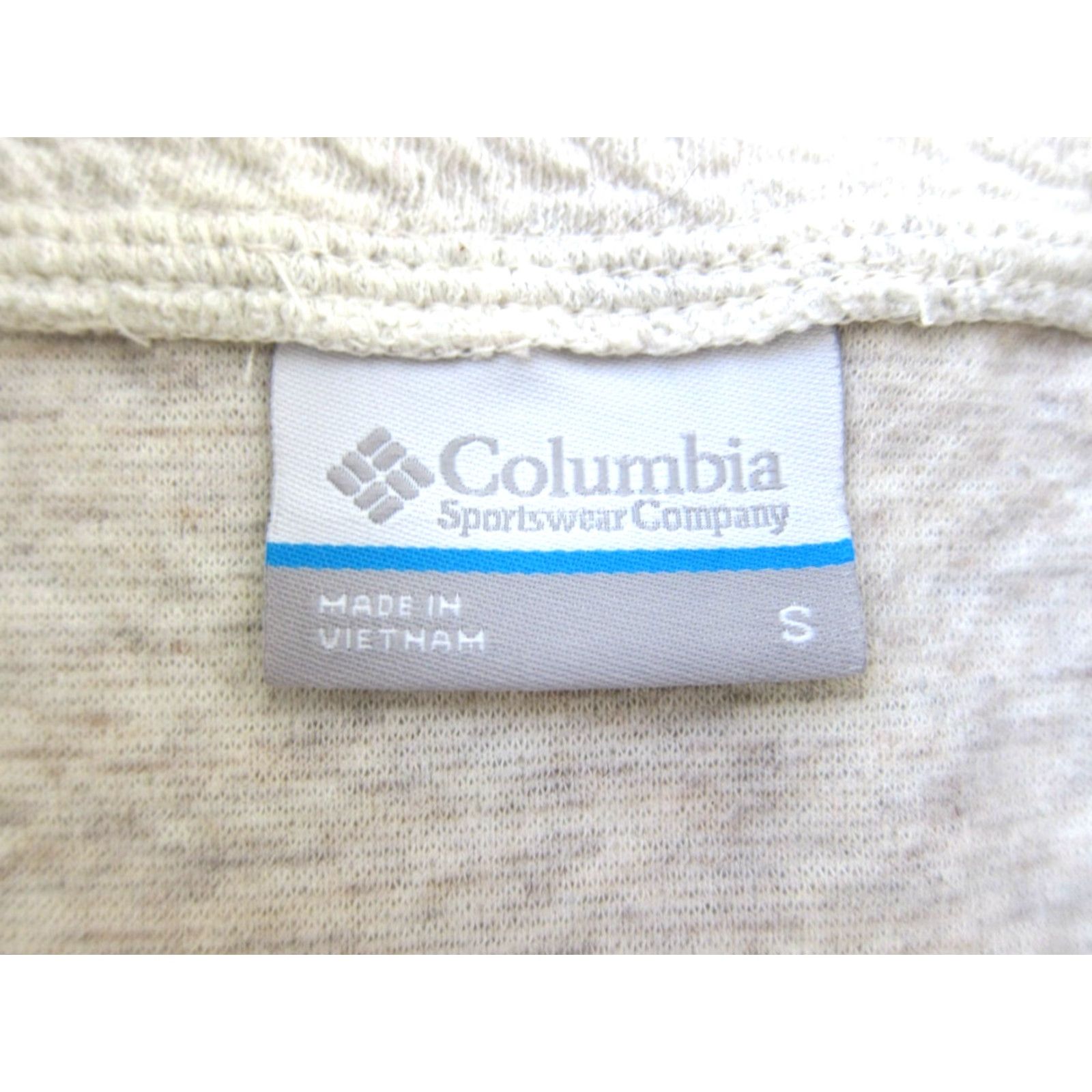 Vintage VINTAGE Columbia Ivory Oatmeal Cotton High Mock Neck Pullover Sweatshirt Women Small Size S / US 4 / IT 40 - 3 Thumbnail