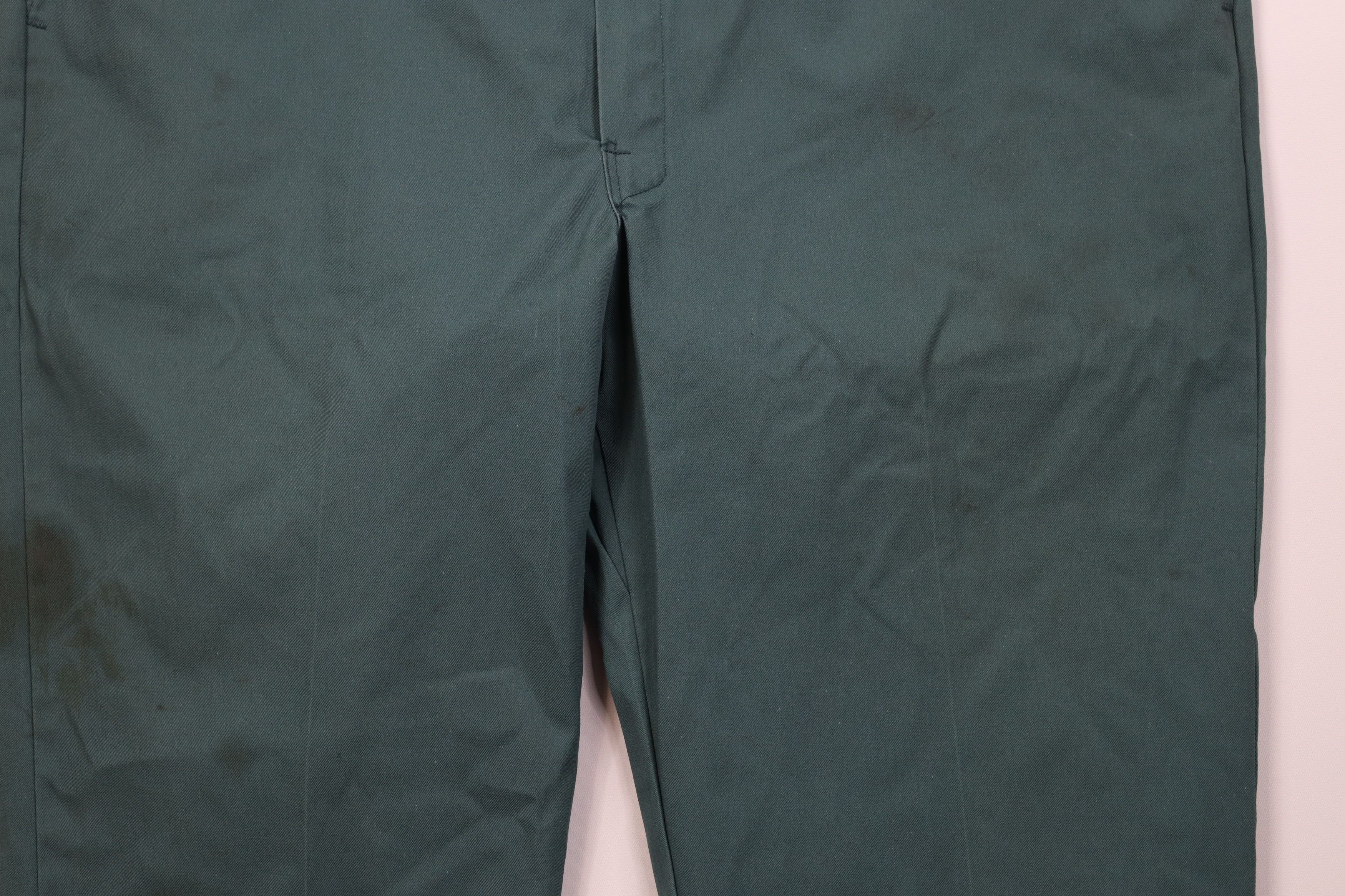 Dickies Vintage 70s Dickies Wide Leg Pants Workwear Green USA Size US 44 / EU 60 - 3 Thumbnail