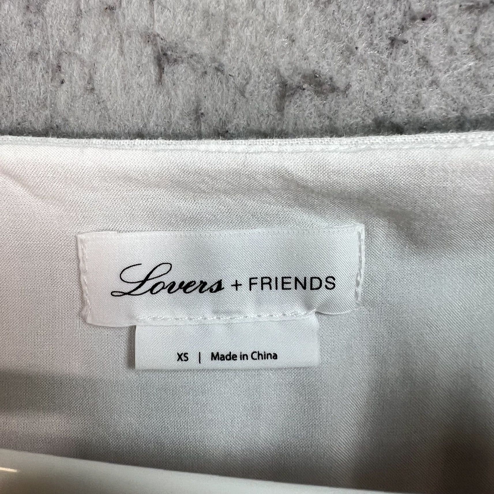 Vintage Lovers + Friends Dress Womens XS White One Shoulder Long Sleeve Tie Closure Mini Fashion Designer Party Cocktail Wedding Formal Size XS / US 0-2 / IT 36-38 - 6 Thumbnail