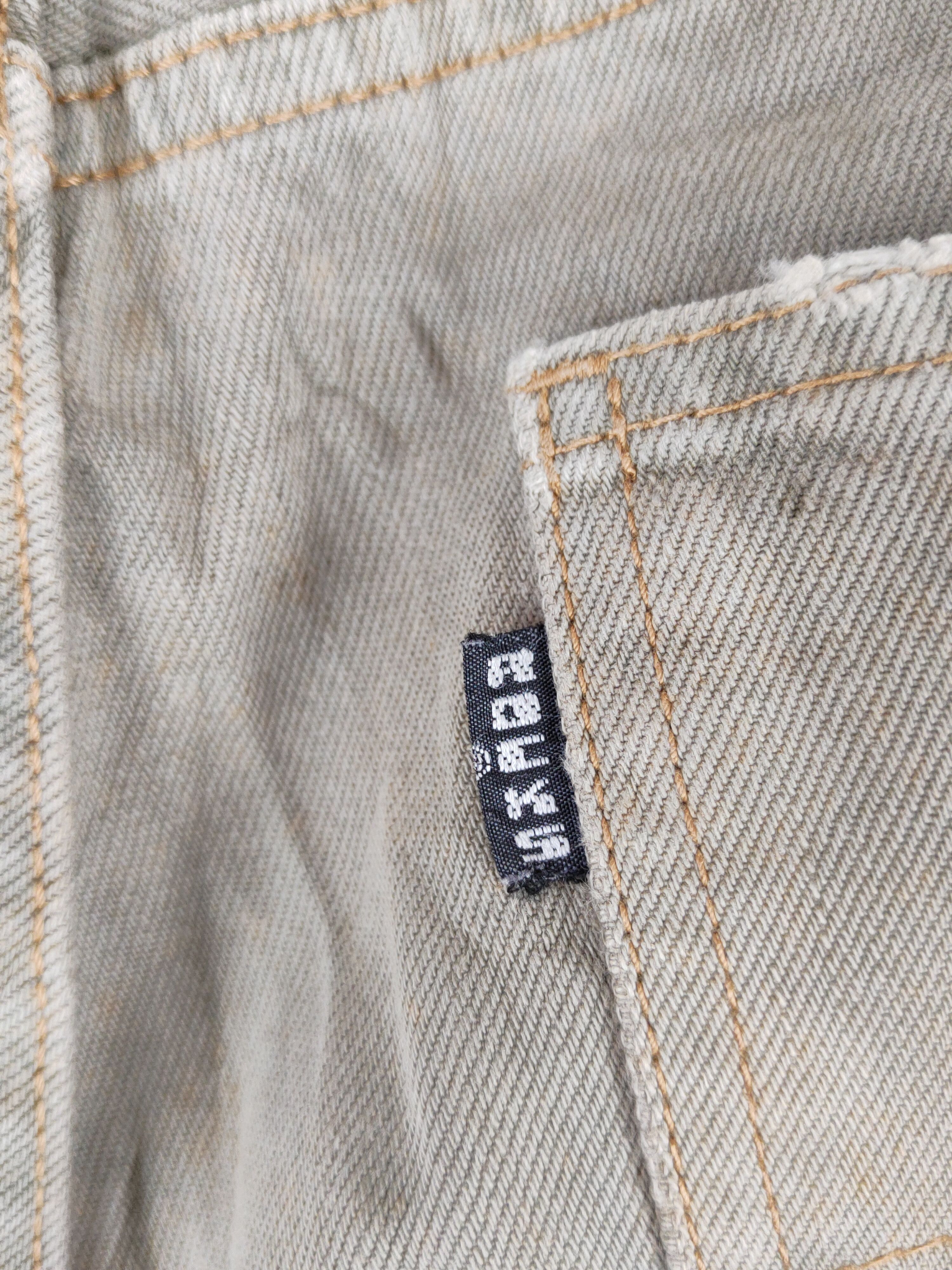 Japanese Brand Ozone Rocks Gray Faded Distressed Ripped Jeans #S1791 Size US 34 / EU 50 - 12 Thumbnail