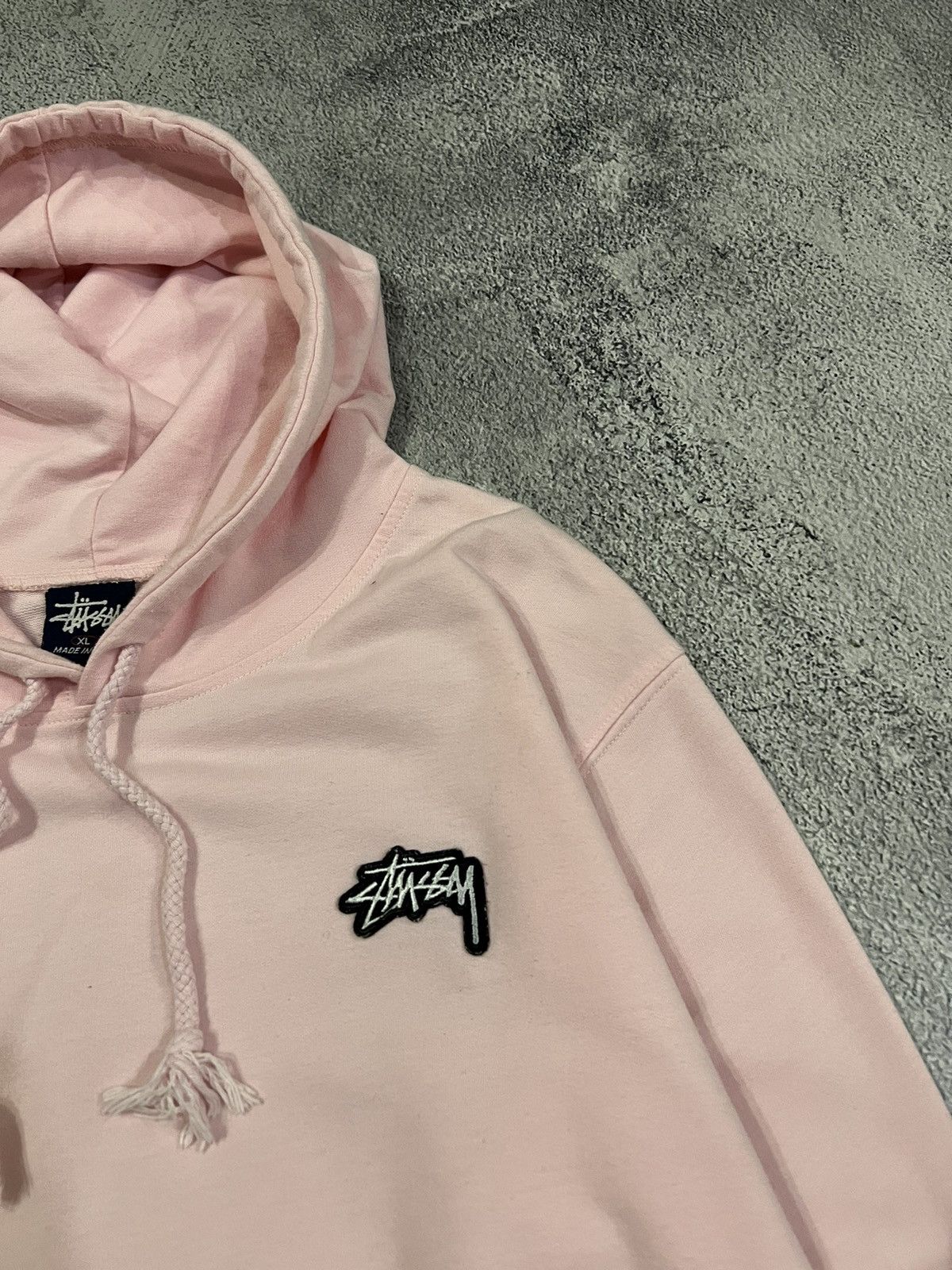 Stussy × Vintage Vintage Y2k Stussy USA Rare Mini Logo Hoodie 90’s Size US L / EU 52-54 / 3 - 5 Thumbnail