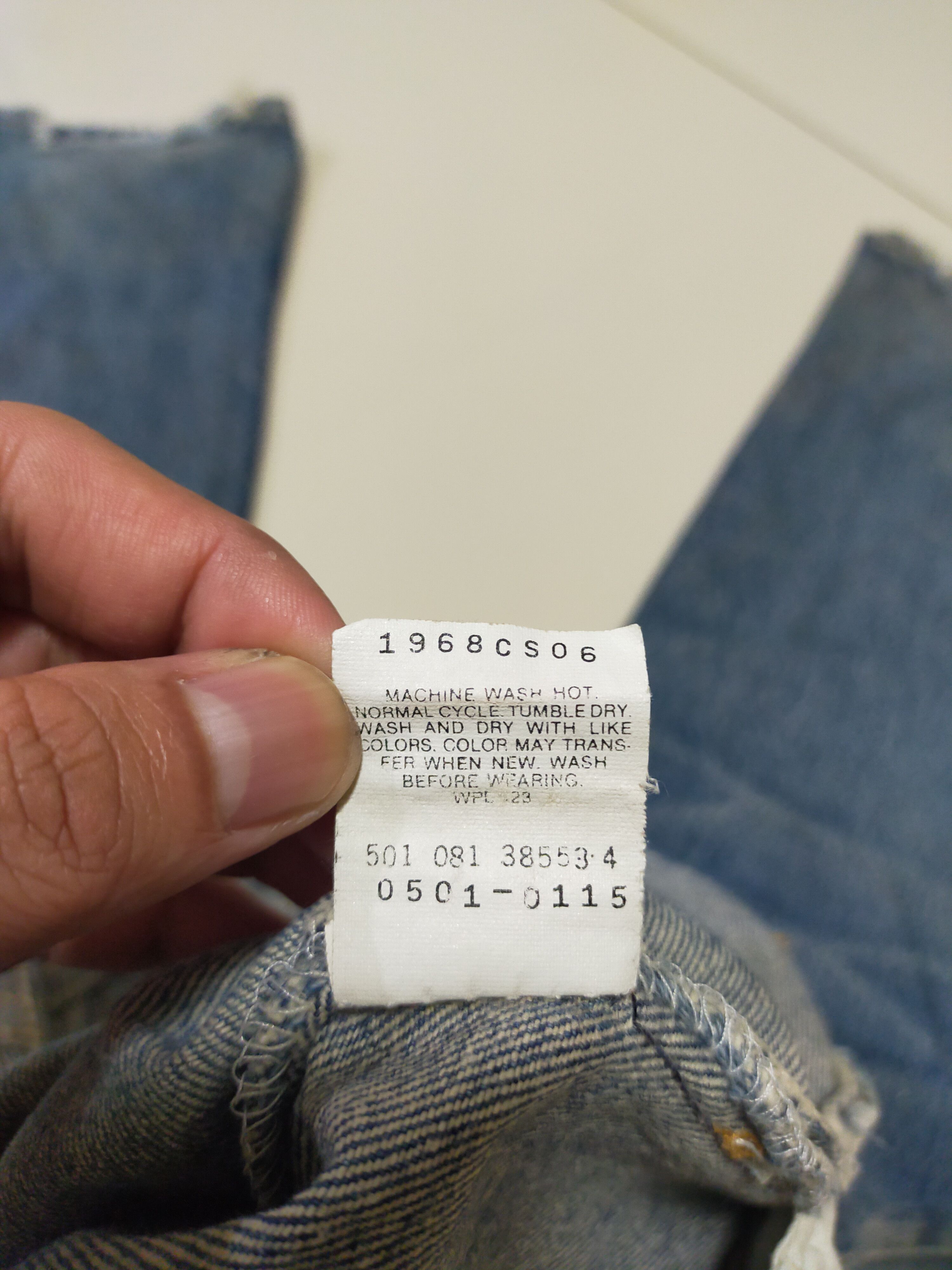 Levi's × Levi's Vintage Clothing VINTAGE 1980's / 1990's LEVIS 501 JEANS Size US 35 - 4 Thumbnail